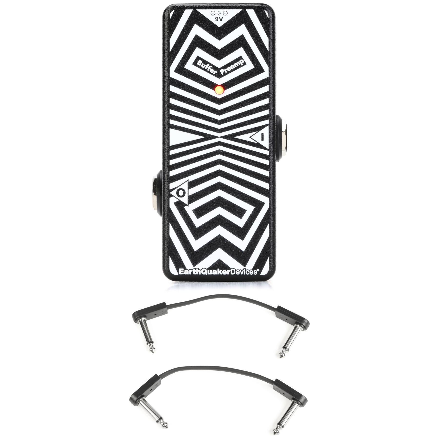 EarthQuaker Devices Buffer/Preamp Pedal with EBS Patch Cables