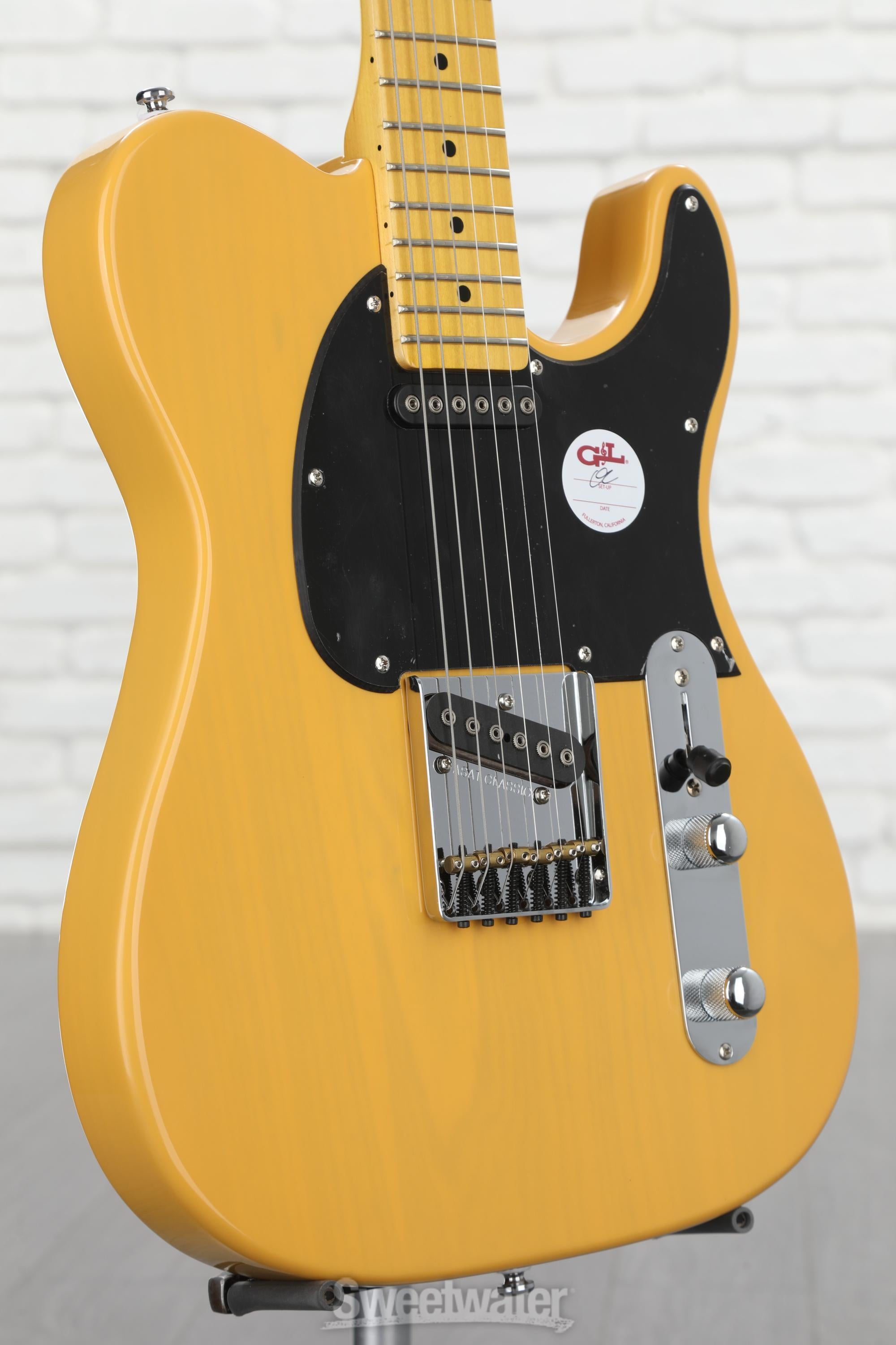 G&L Tribute ASAT Classic Electric Guitar - Butterscotch Blonde