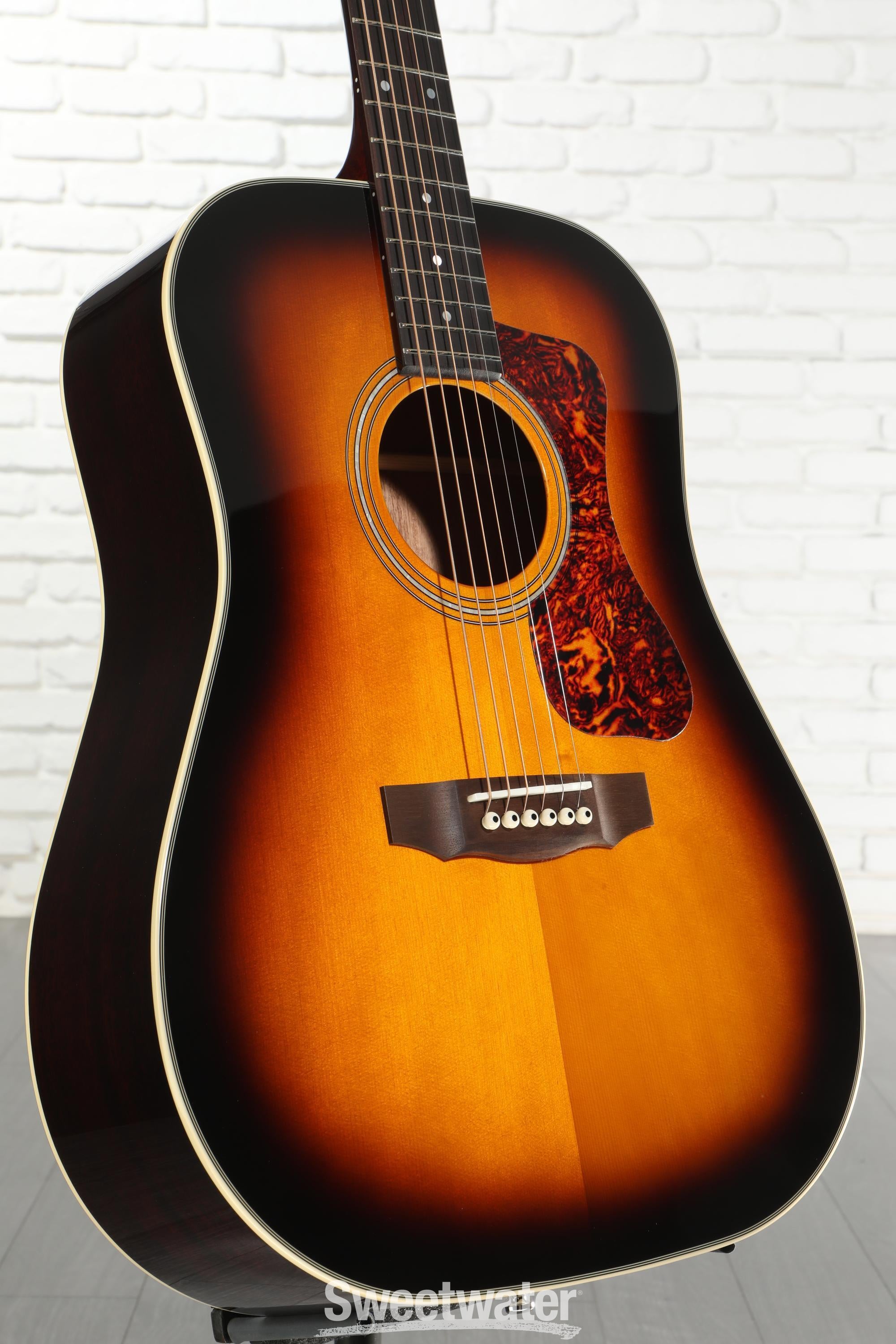 Guild D-140 Dreadnought Acoustic Guitar - Antique Burst | Sweetwater