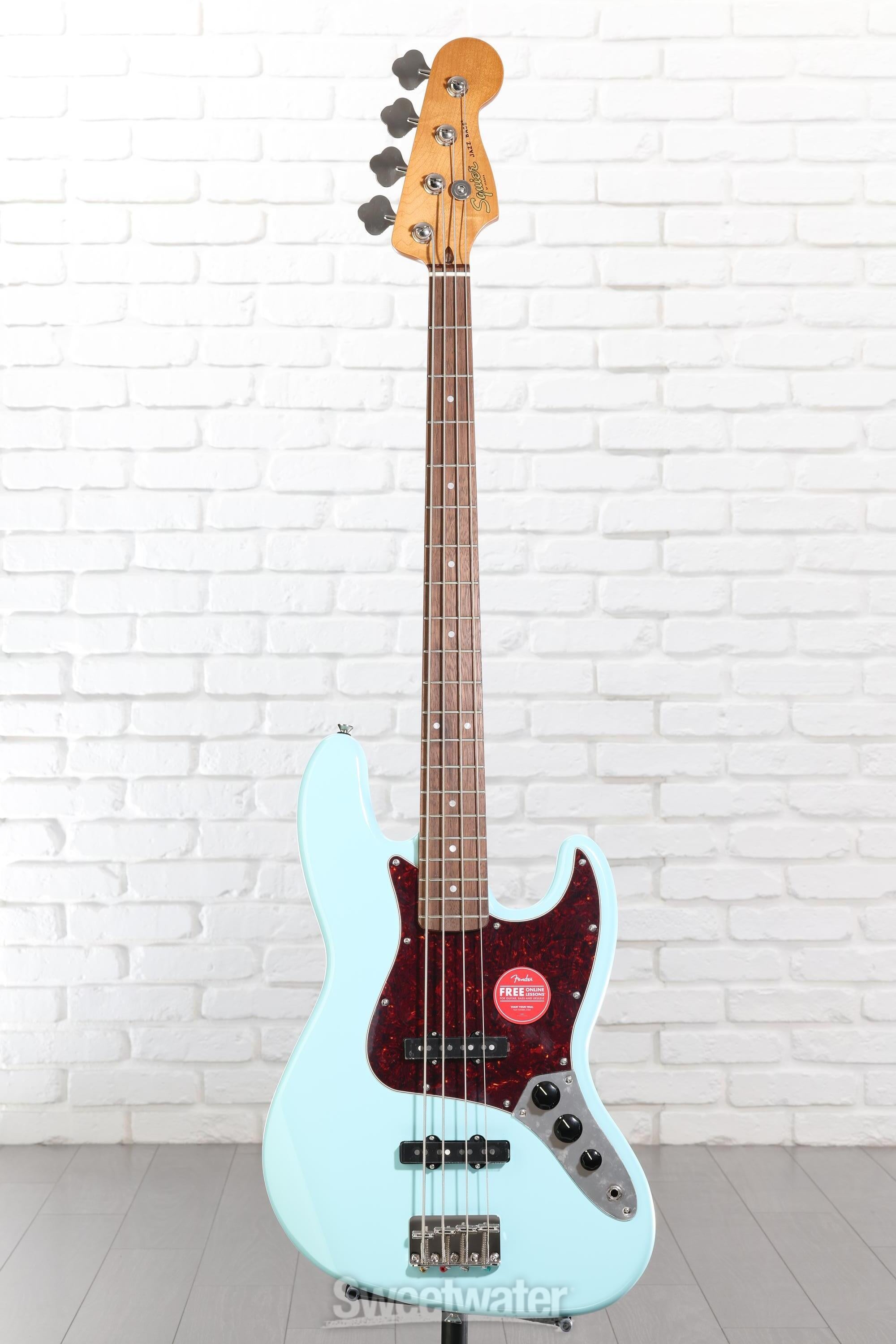 Squier Classic Vibe '60s Jazz Bass - Daphne Blue | Sweetwater