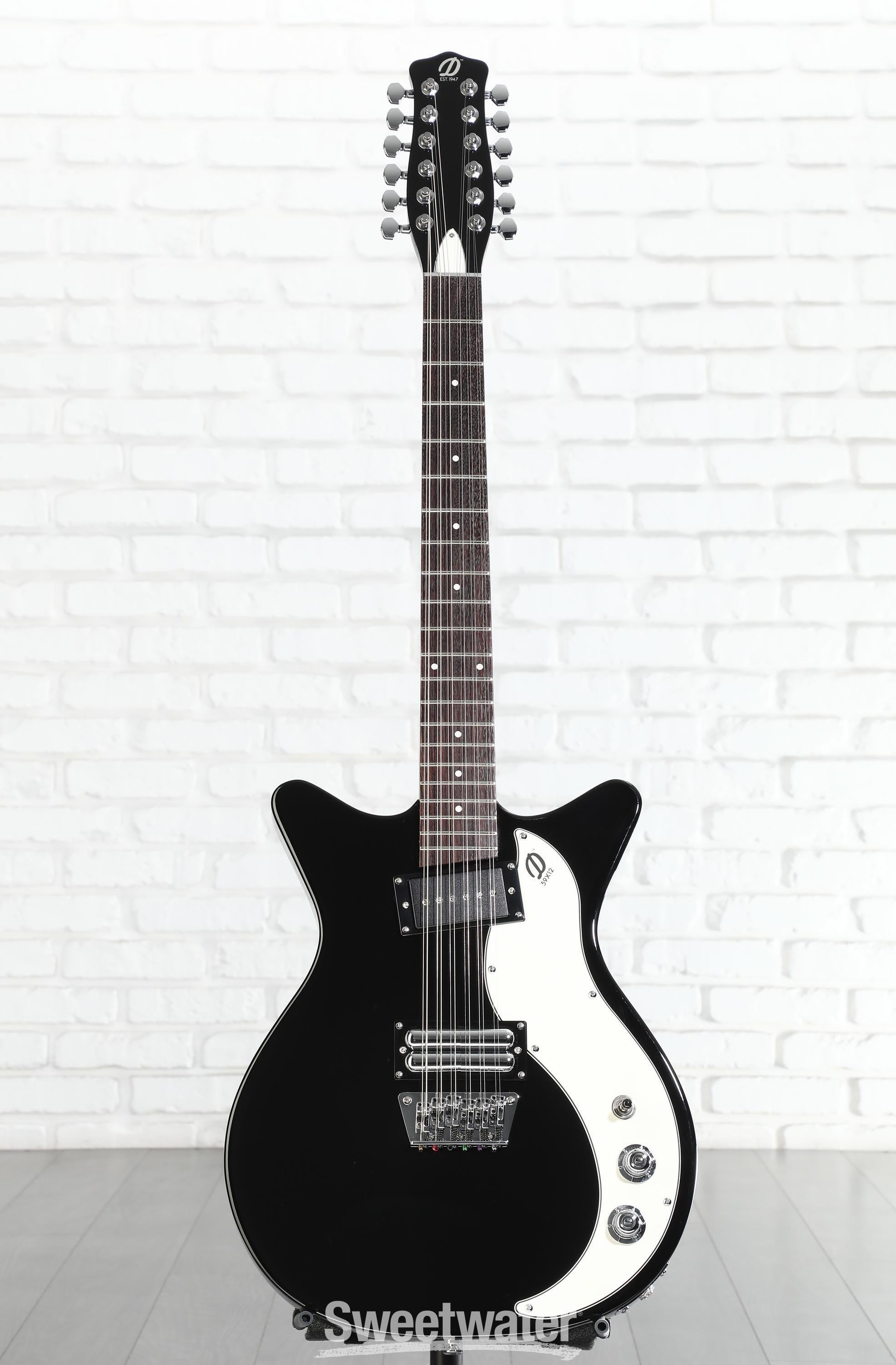Danelectro 59X12 12-string Electric Guitar - Black | Sweetwater
