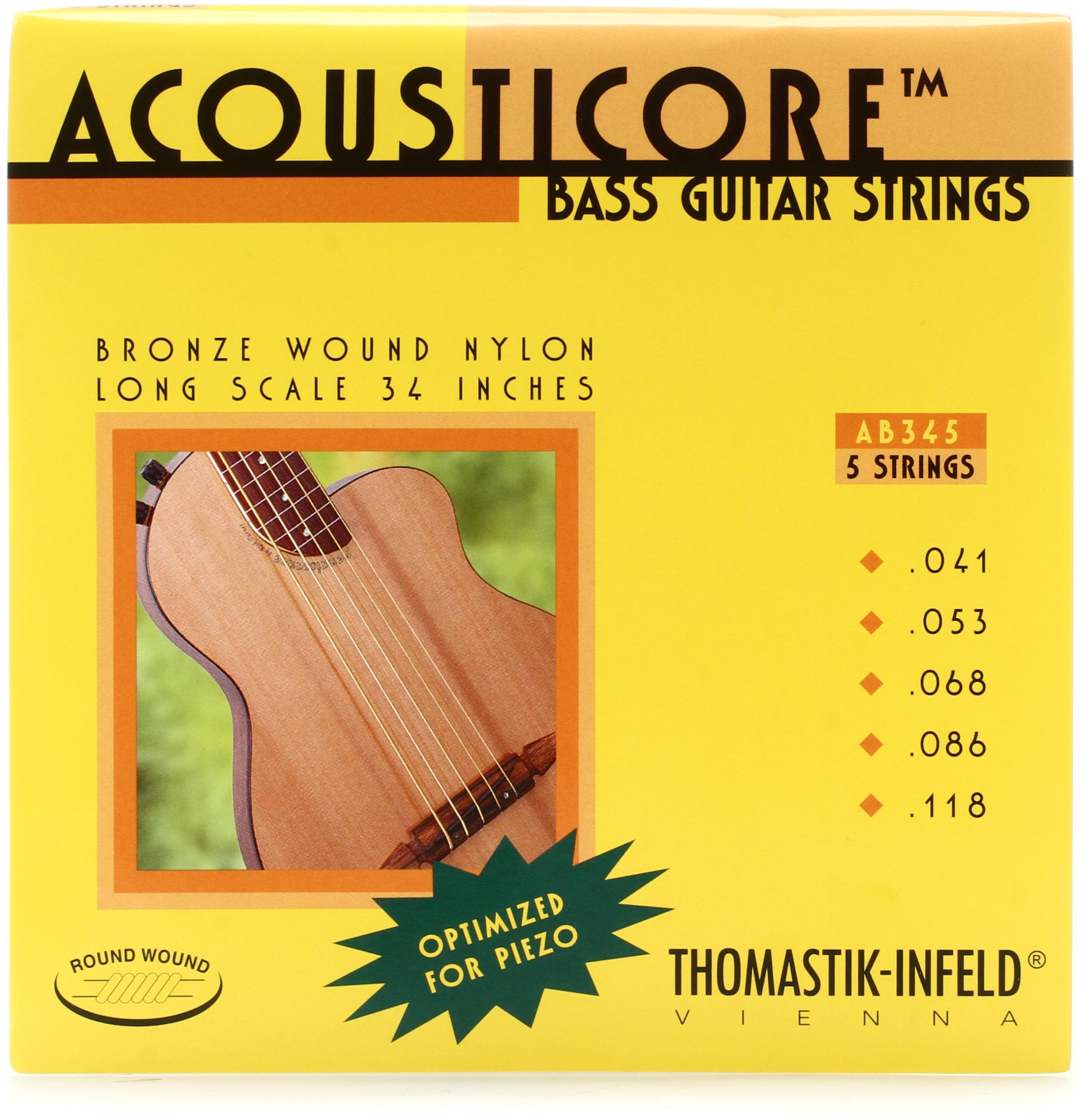 【new】Thomastik Infeld / Acoustic Bass AB345 Round Wound for 5st Long Scale 34"【GIB横浜】