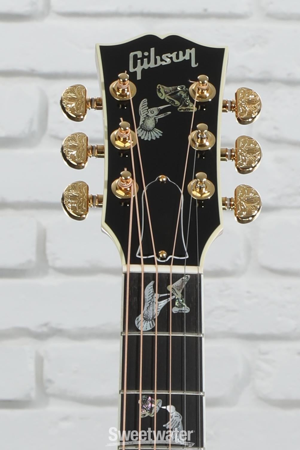 Gibson Acoustic Hummingbird Custom Koa Acoustic Guitar - Antique Natural