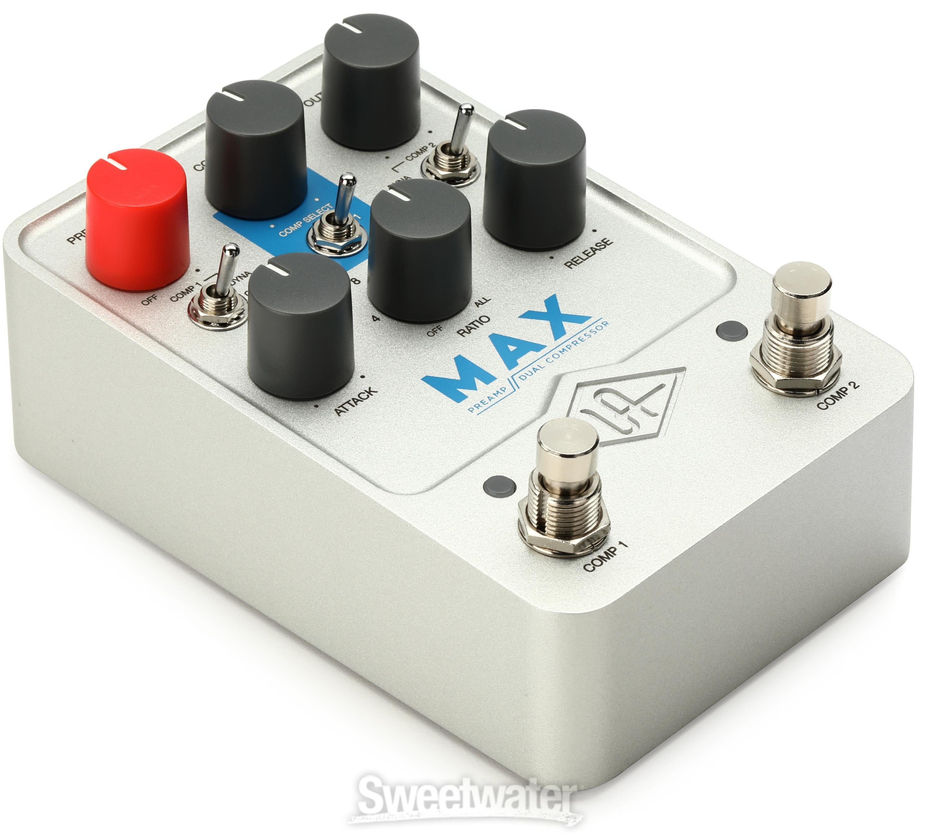 Universal Audio Max Preamp and Dual Compressor Pedal | Sweetwater