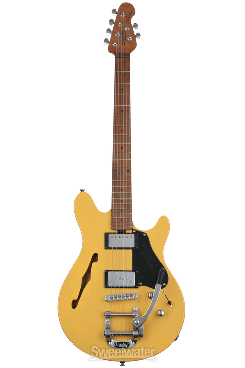 Sterling By Music Man Valentine Chambered Bigsby Electric