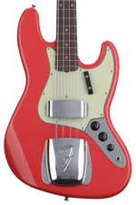 Photo of Fender Custom Shop '63 Jazz Bass Journeyman Relic - Aged Fiesta Red