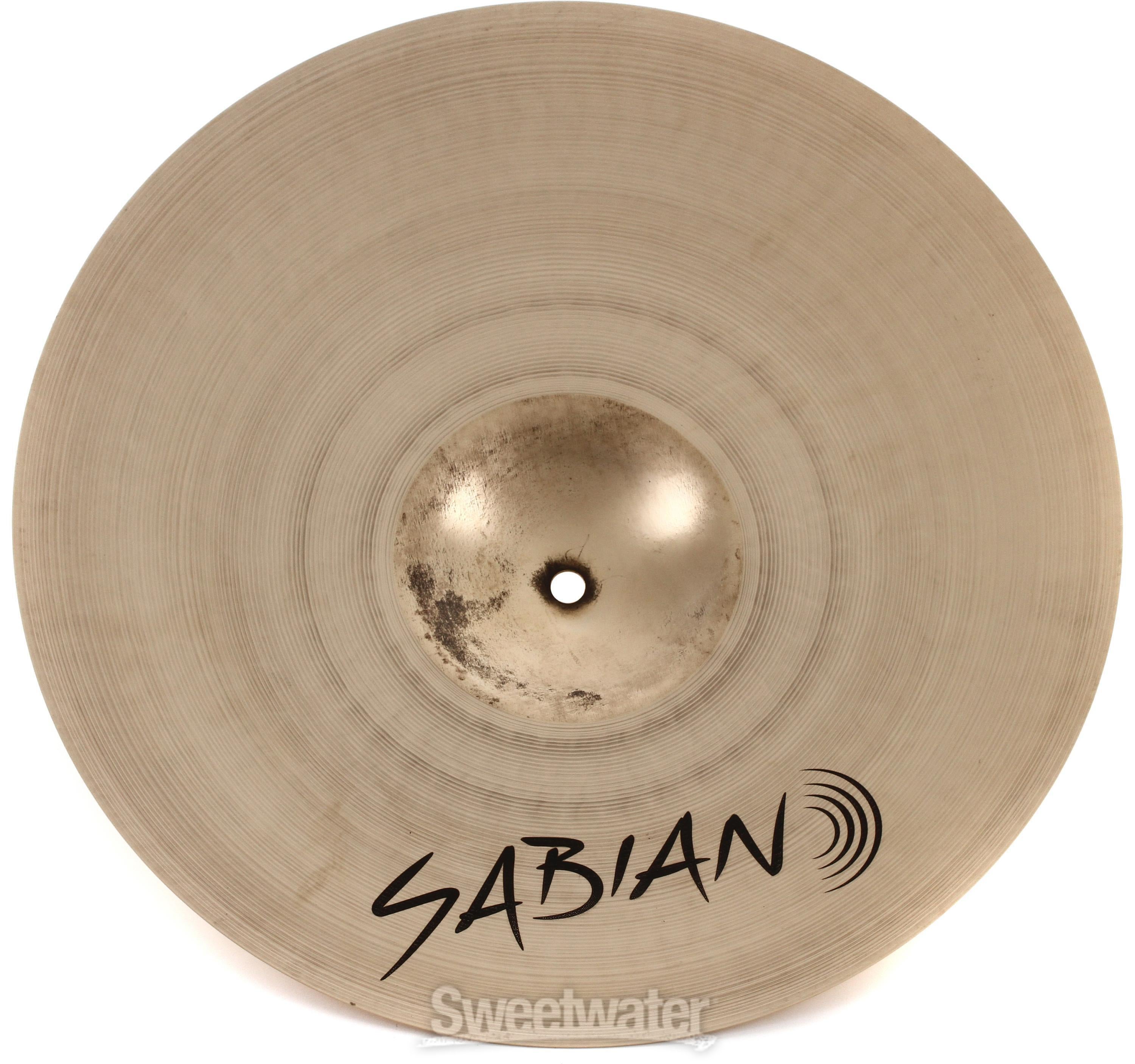 Sabian 16 inch AAX Thin Crash Cymbal - Brilliant Finish | Sweetwater