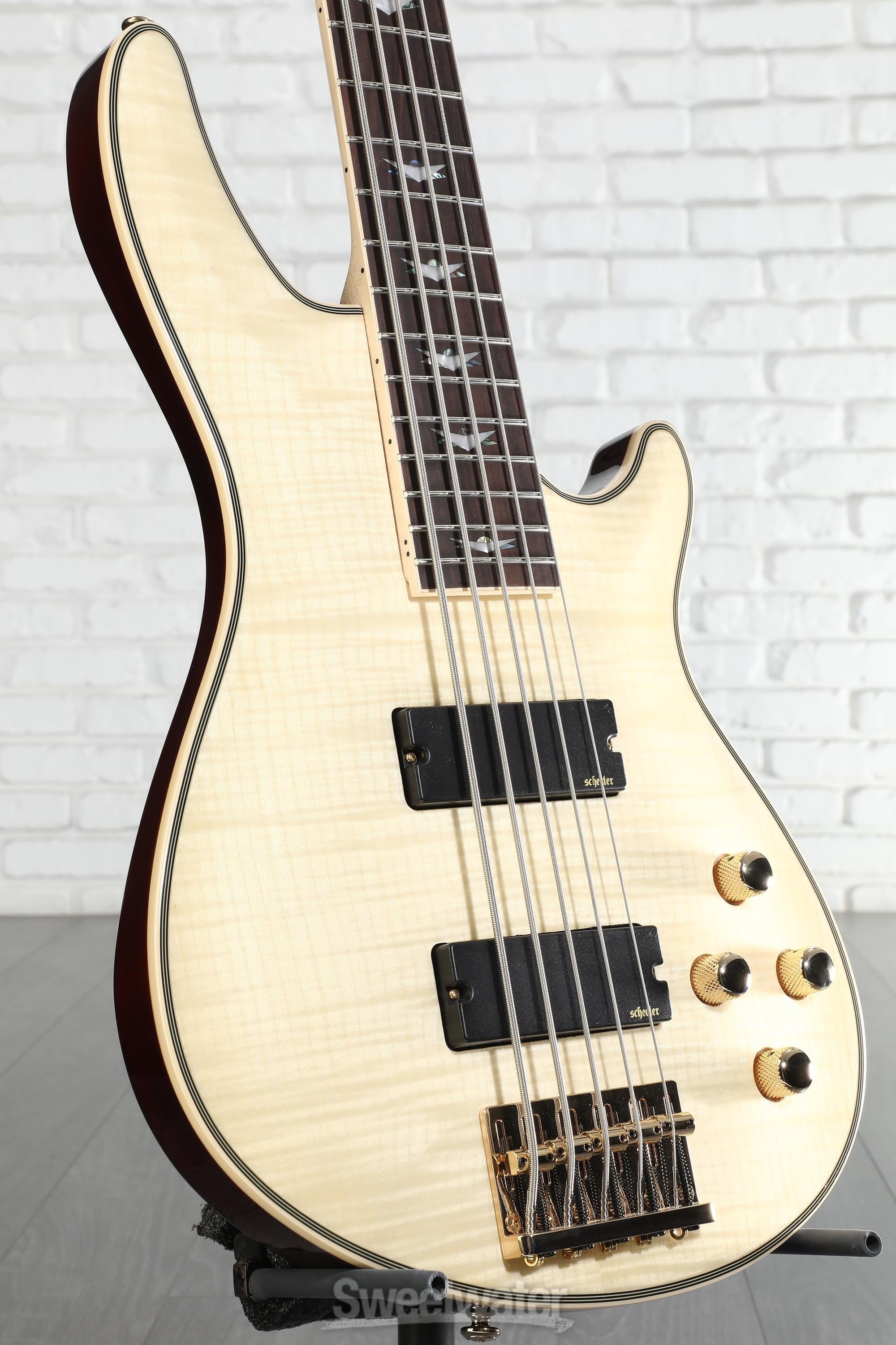 Schecter Omen Extreme-5 Bass Guitar - Natural | Sweetwater