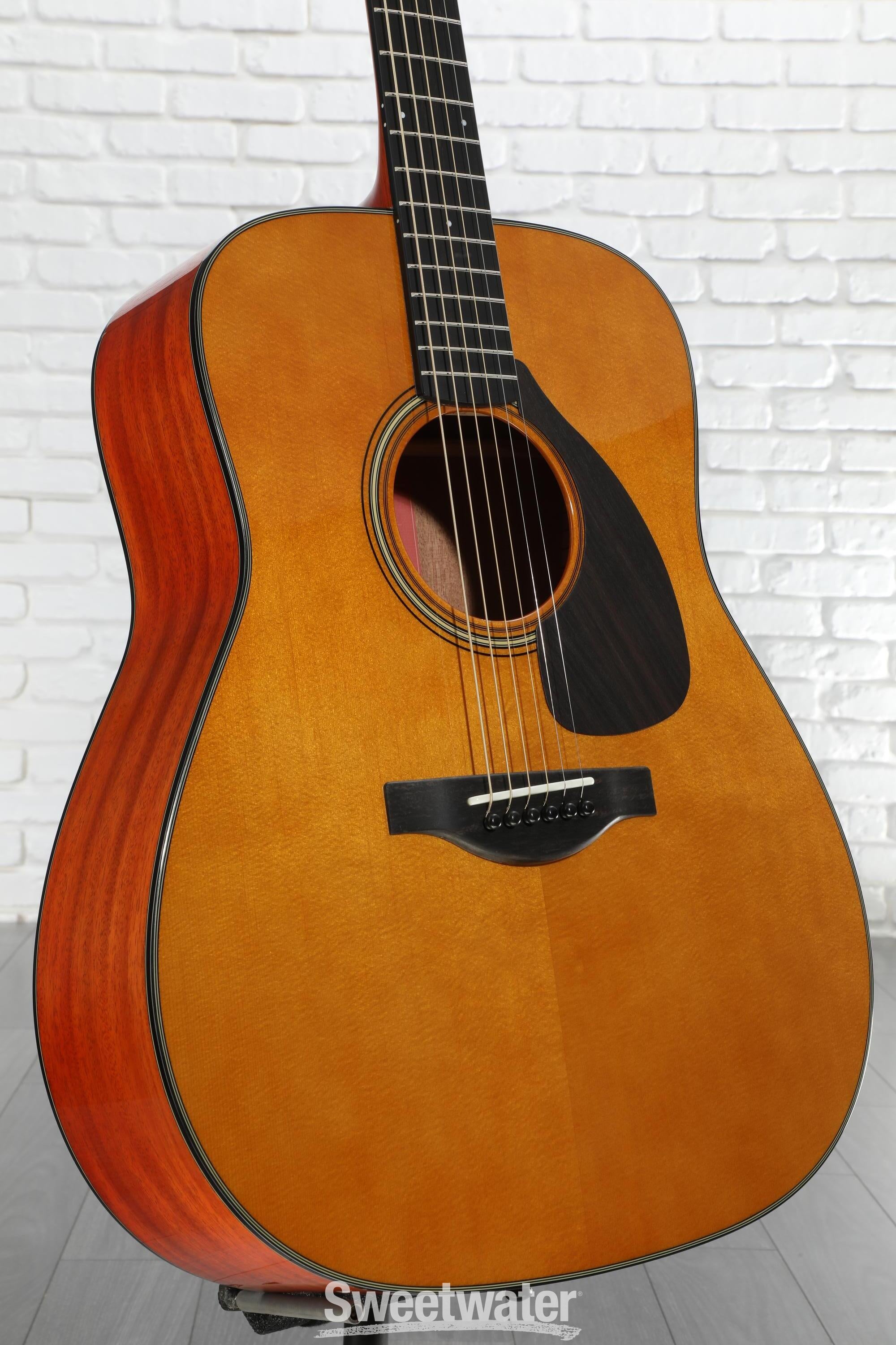 Yamaha FG5 Red Label Acoustic Guitar - Natural | Sweetwater