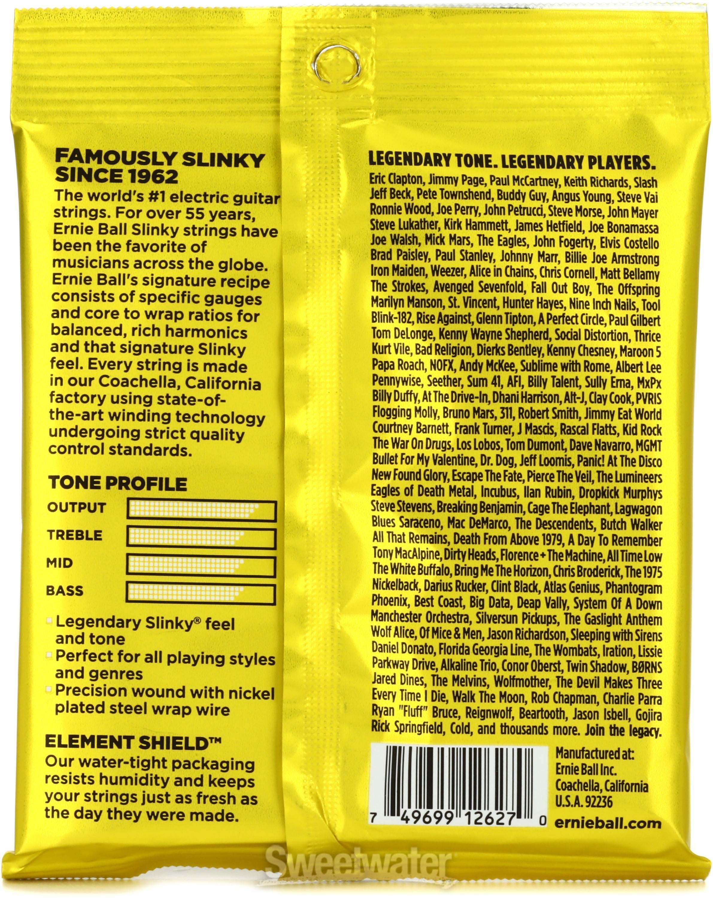 Ernie Ball 2627 Beefy Slinky Nickel Wound Electric Guitar Ernie Ball 2627 Beefy Slinky Nickel Wound Electric Guitar