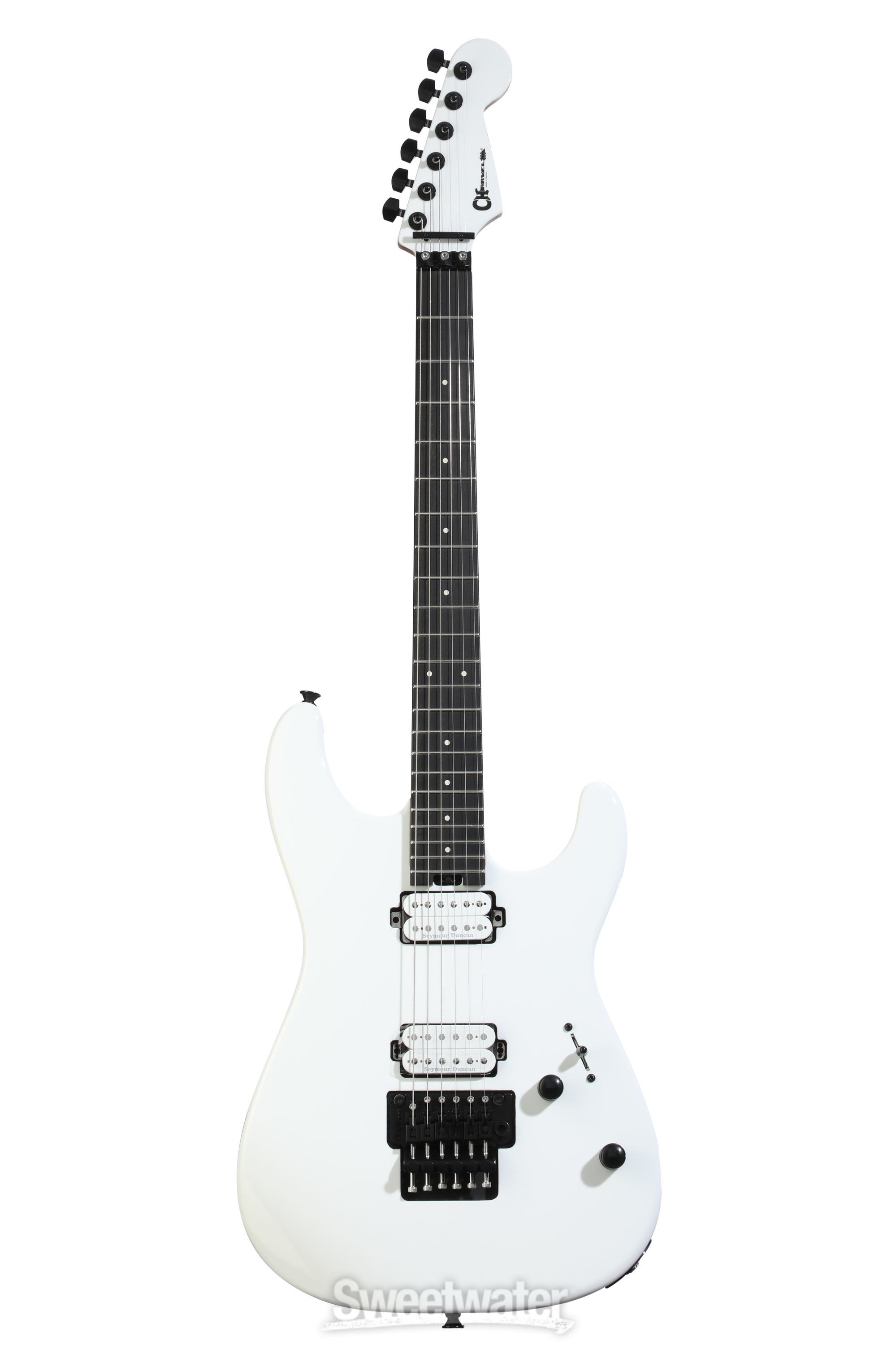 ギター Charvel Pro-Mod Charvel Pro-Mod Plus SC1 HH FR Electric Guitar - Snow White