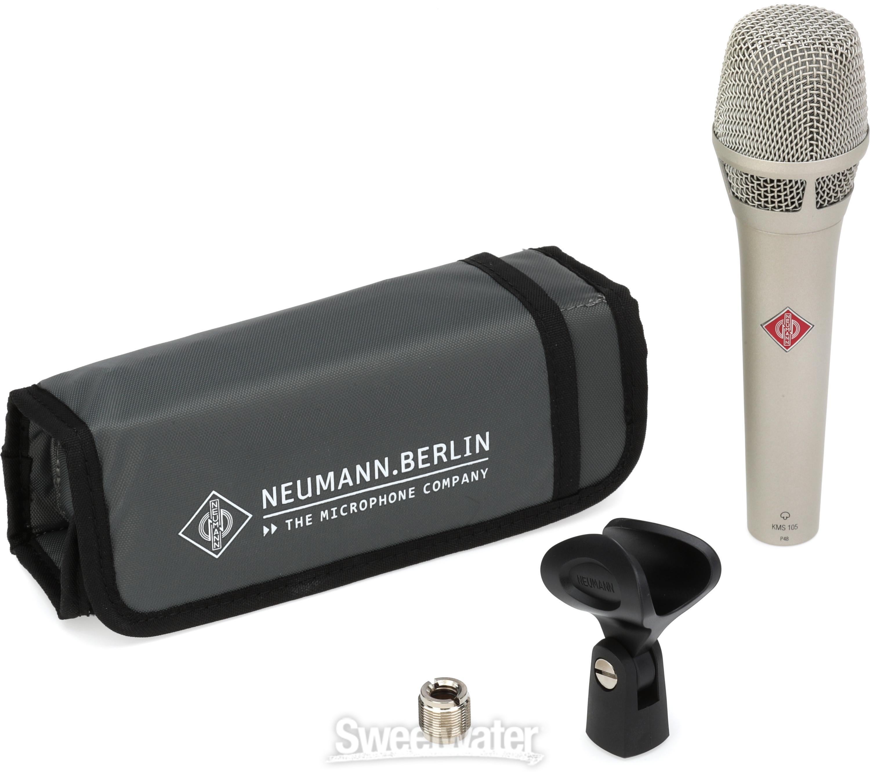 その他 Neumann KMS105 Black cm3dmju Neumann KMS 105 Supercardioid Condenser Handheld Vocal