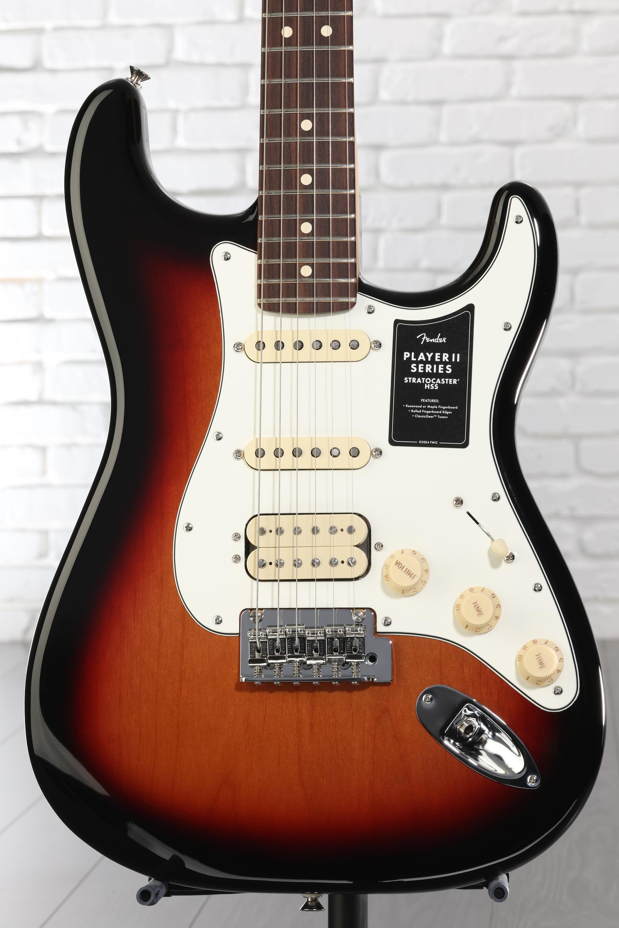 Fender Player II Stratocaster HSS Electric Guitar - 3-color