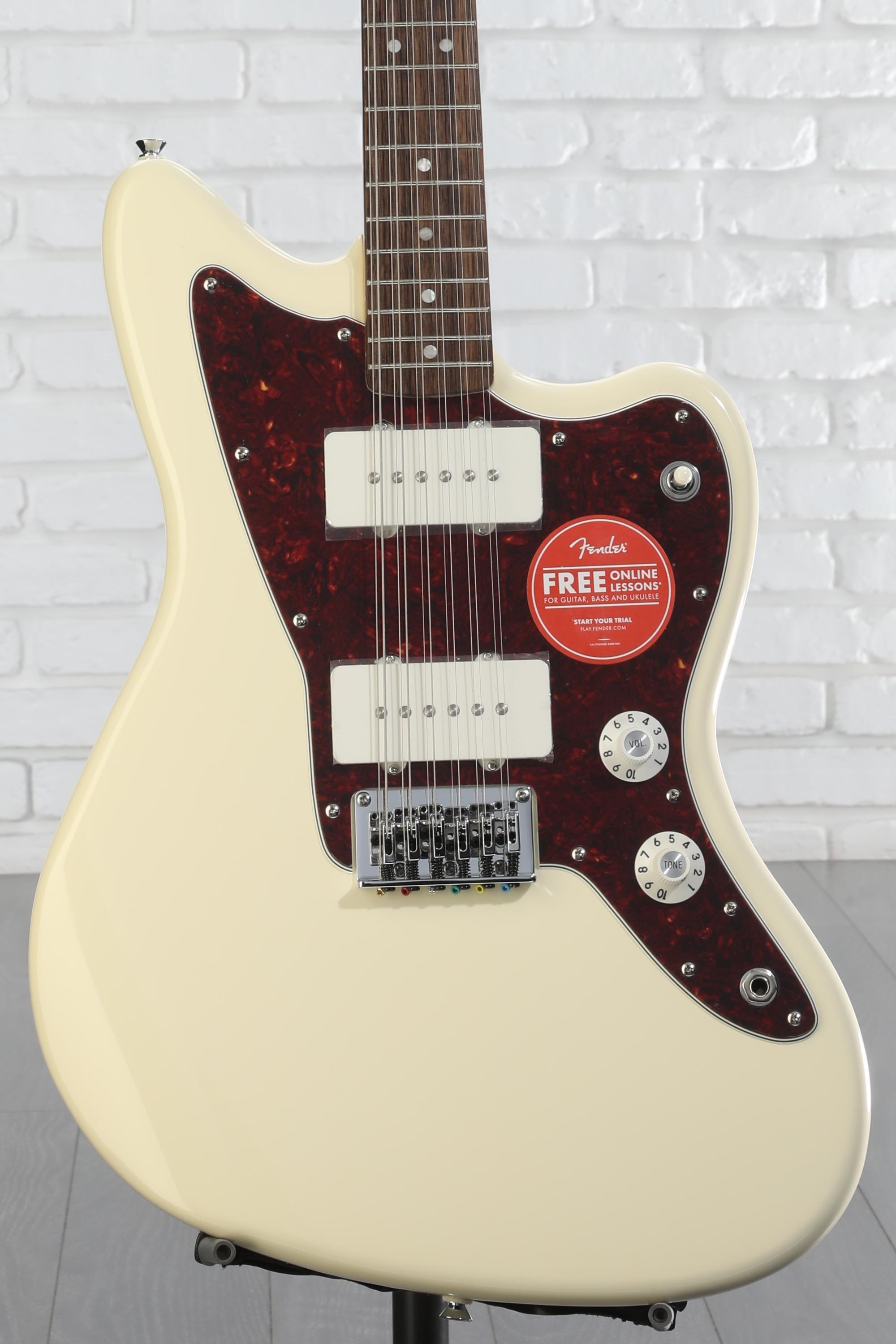 ギター squier jazzmaster SQUIER PNML JZMSTR XII OLW – Motor City Guitar