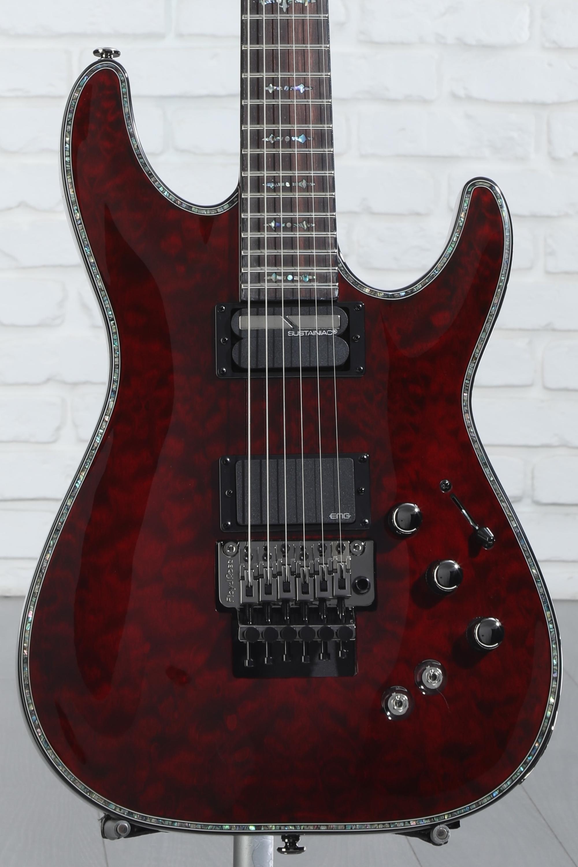 Schecter Hellraiser C-1 FR-S Electric Guitar - Black Cherry | Sweetwater