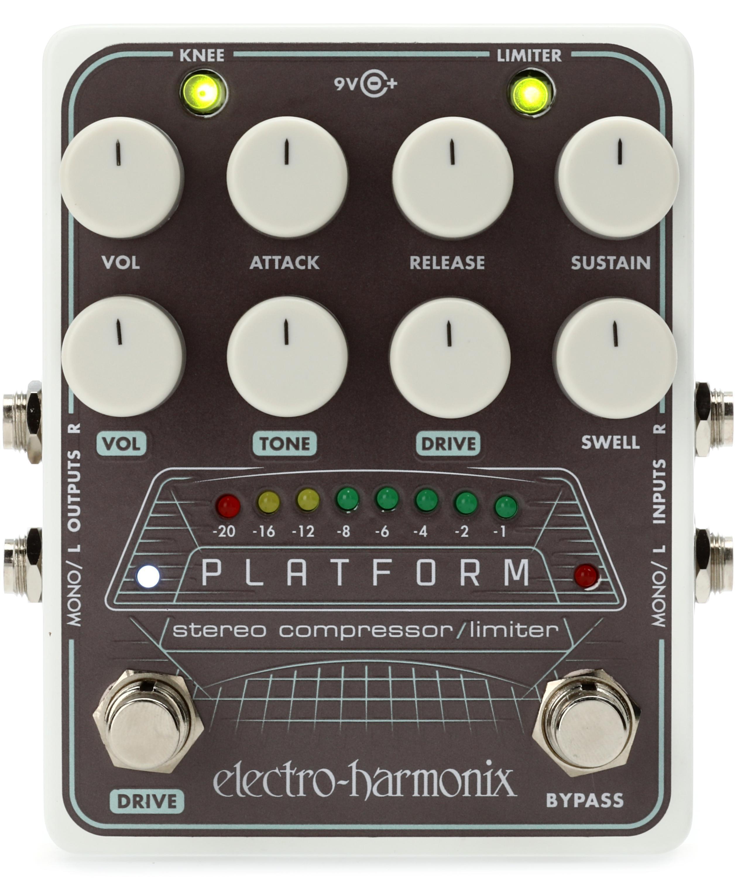 Electro-Harmonix Platform Stereo Compressor Pedal | Sweetwater