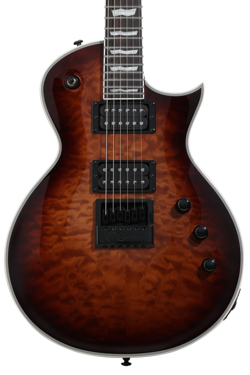 ギター ESP LTD Deluxe EC-1000 Evertune Amazon.com: ESP LTD EC-1000 Evertune Electric Guitar, Dark Brown