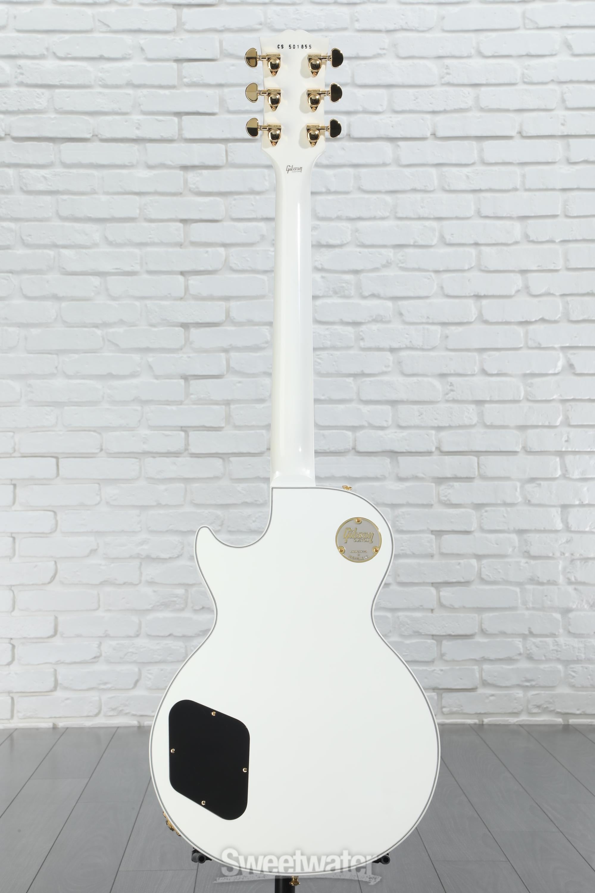 Gibson Custom Les Paul Custom - Alpine White with Ebony Fingerboard