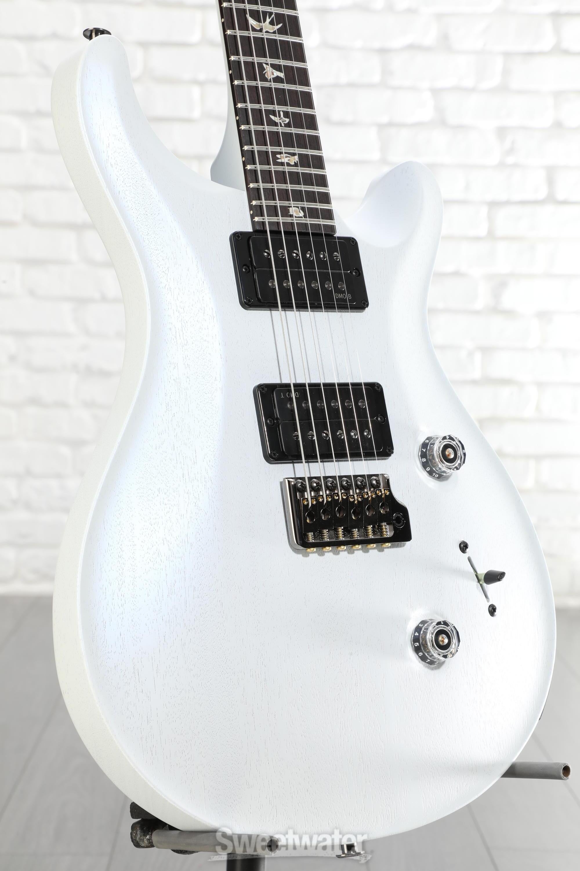 PRS Standard 24 Satin Electric Guitar - Satin Pearl White | Sweetwater