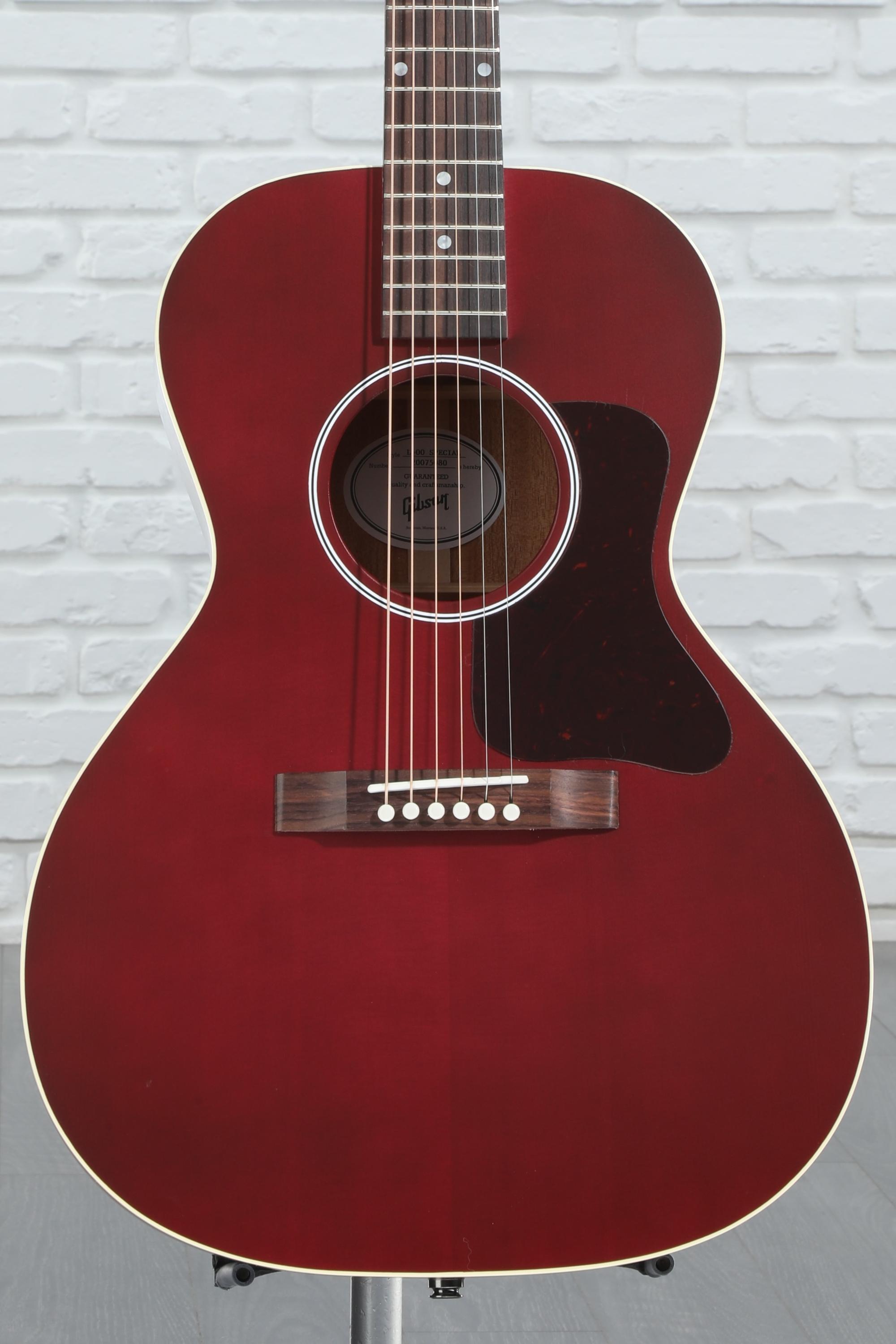 ギター Special ! Wasser held guitar/Gibson l-00 Gibson Acoustic L-00 Special Acoustic-electric Guitar - Wine