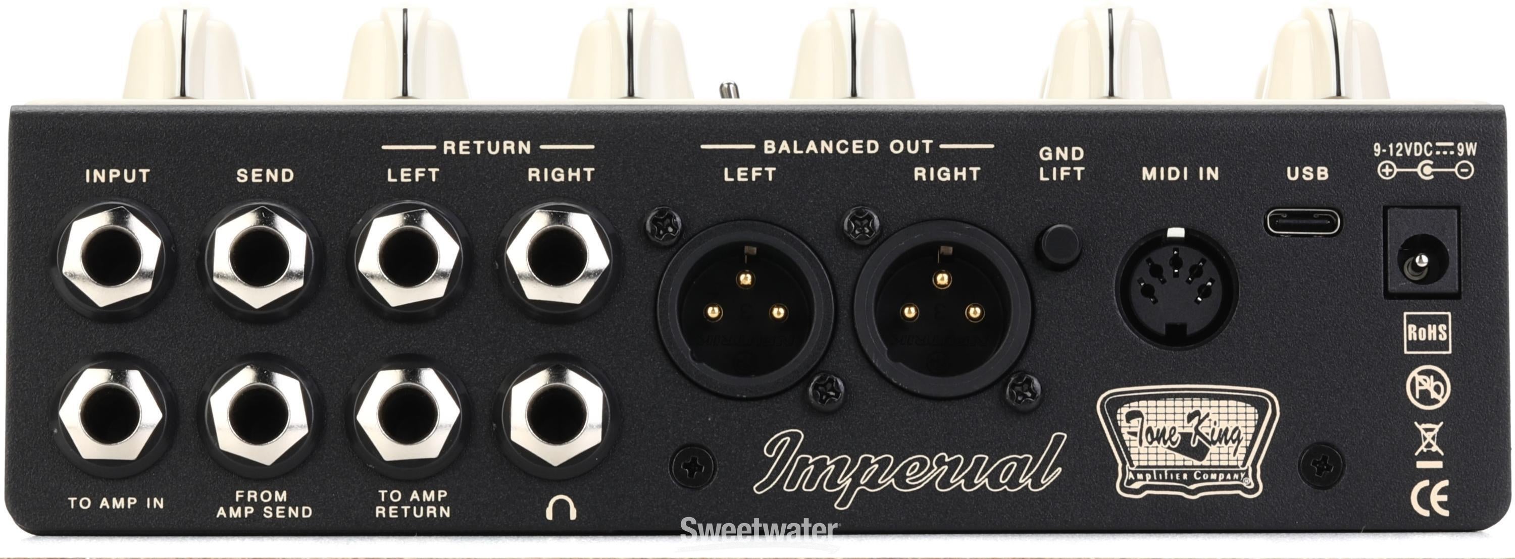 Tone King Imperial Tri-tube Preamp and DI Pedal | Sweetwater