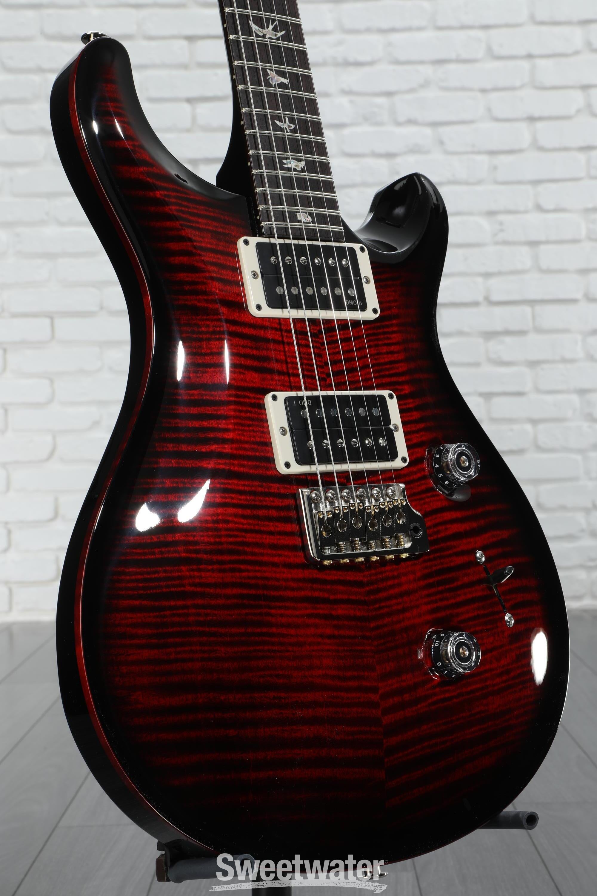 PRS Custom 24 Electric Guitar - Fire Smokeburst | Sweetwater