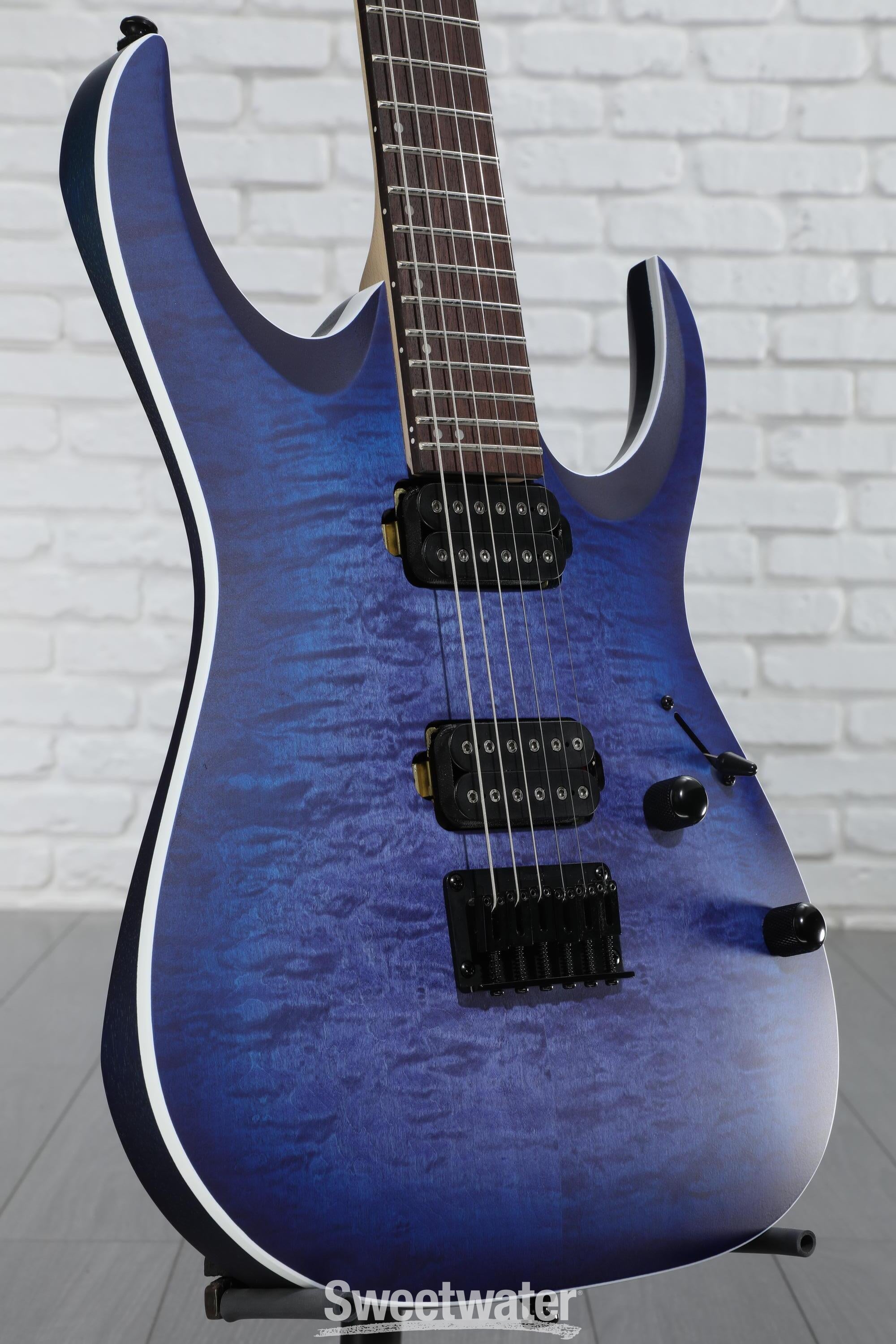 Ibanez RGA42FM - Blue Lagoon Burst Flat | Sweetwater