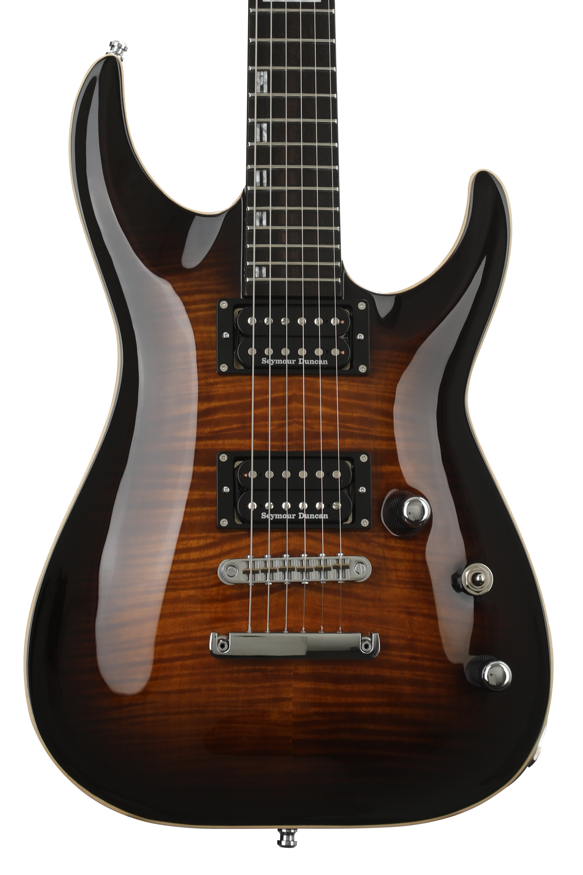 ESP E-II Horizon NT Flame Maple Top - Dark Brown Sunburst | Sweetwater