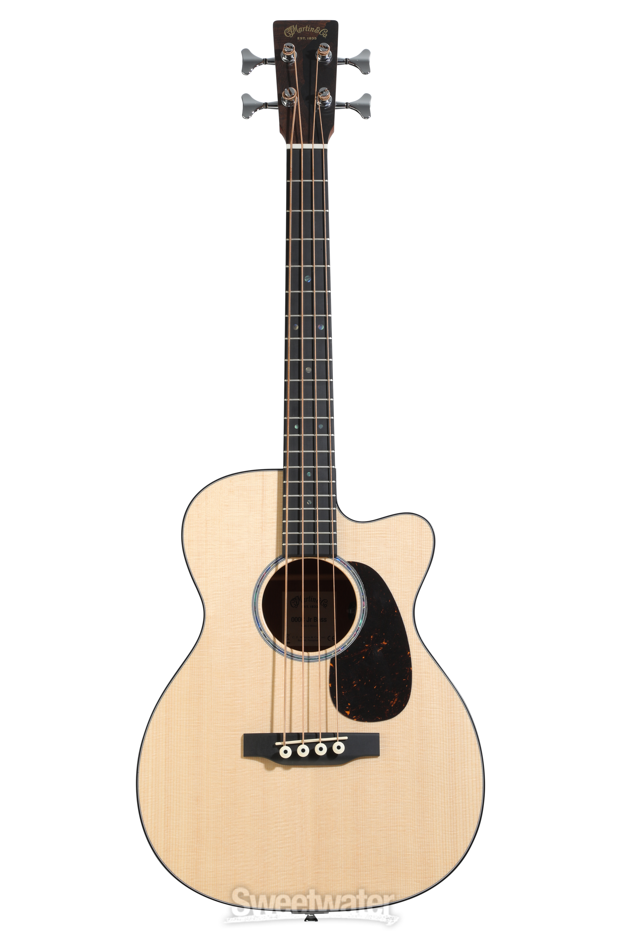 ベース Martin 000CJR-10E Natural Martin 000CJR-10E Acoustic-Electric Bass Guitar Natural