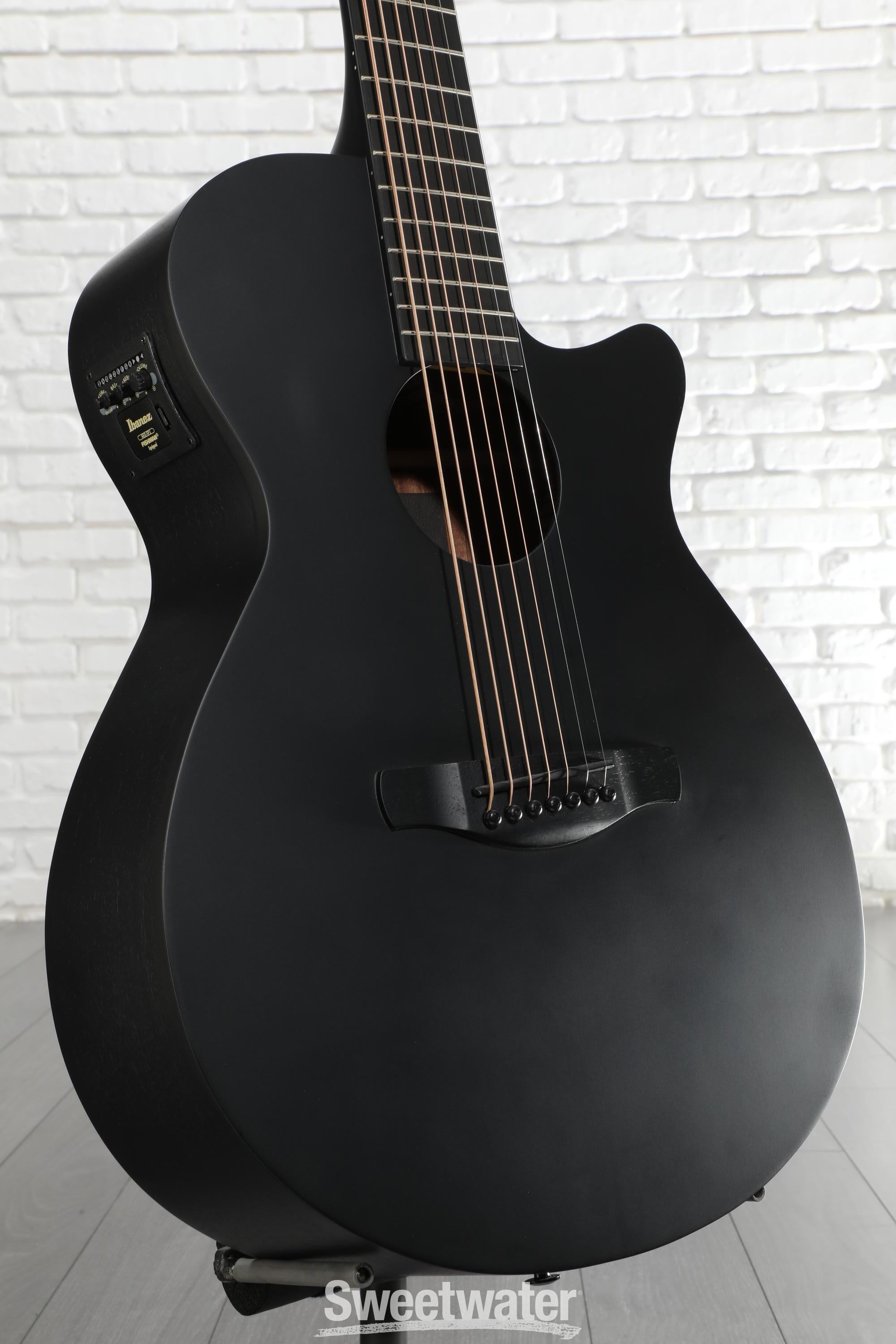 Photo of Ibanez AEG721 7-string Acoustic-electric Guitar - Black Out