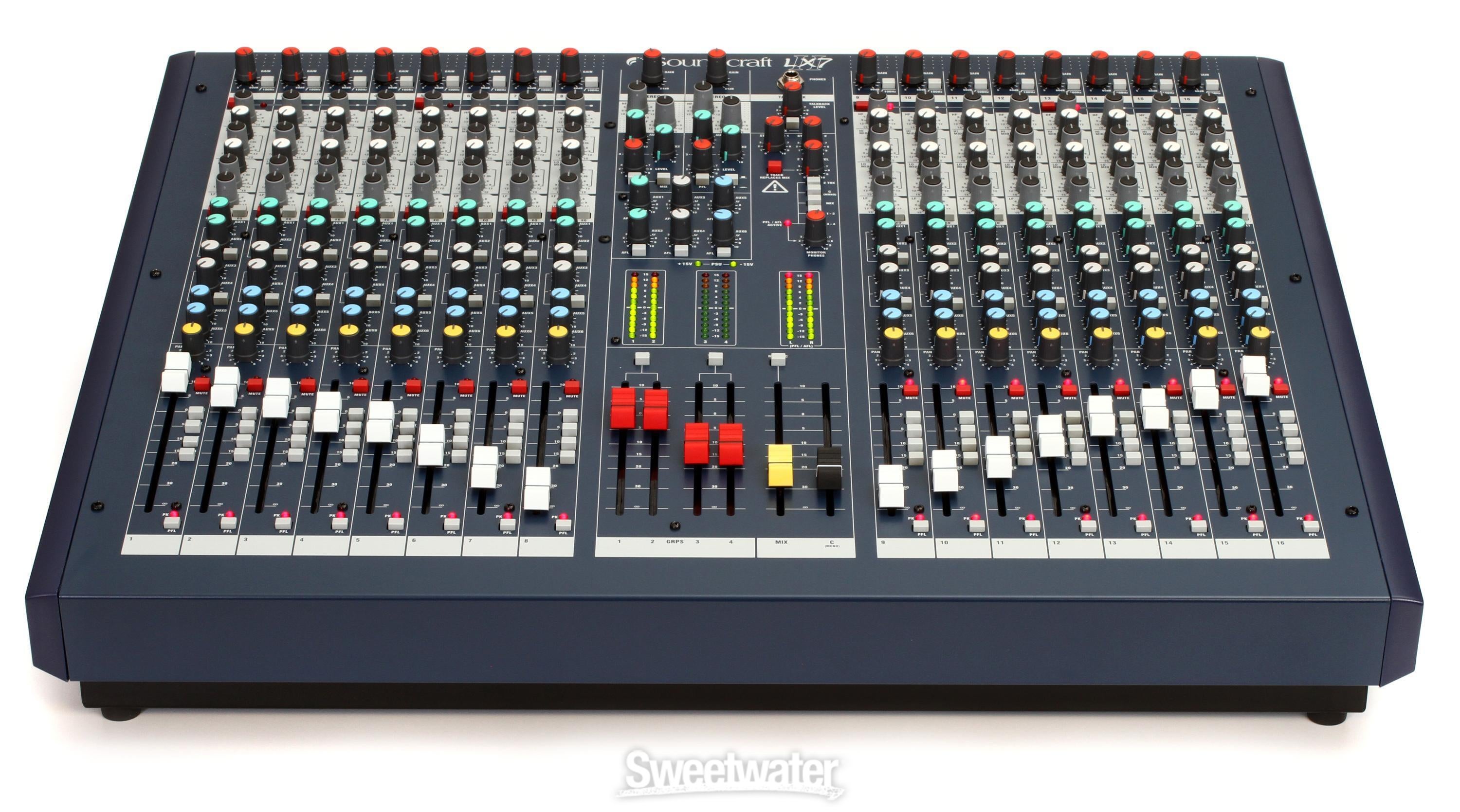 Soundcraft LX7ii 16-channel Analog Mixer Reviews | Sweetwater