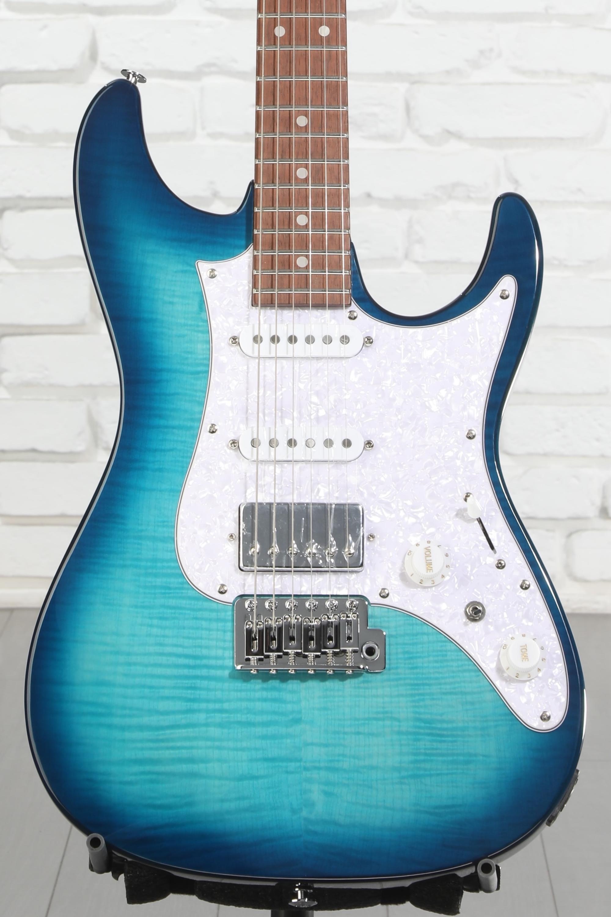 Ibanez Standard AZ22S1F Electric Guitar - Transparent Turquoise