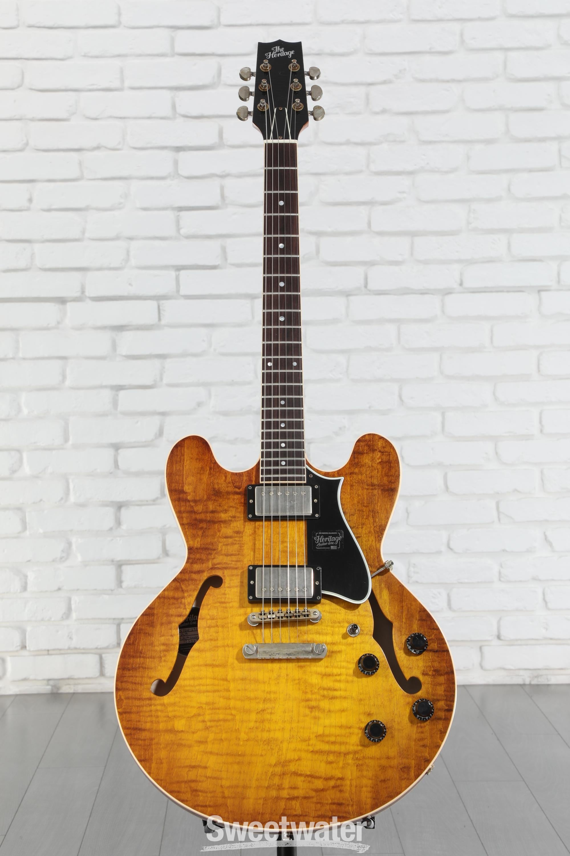 Heritage Artisan Aged H-535 Electric Guitar - Dirty Lemon