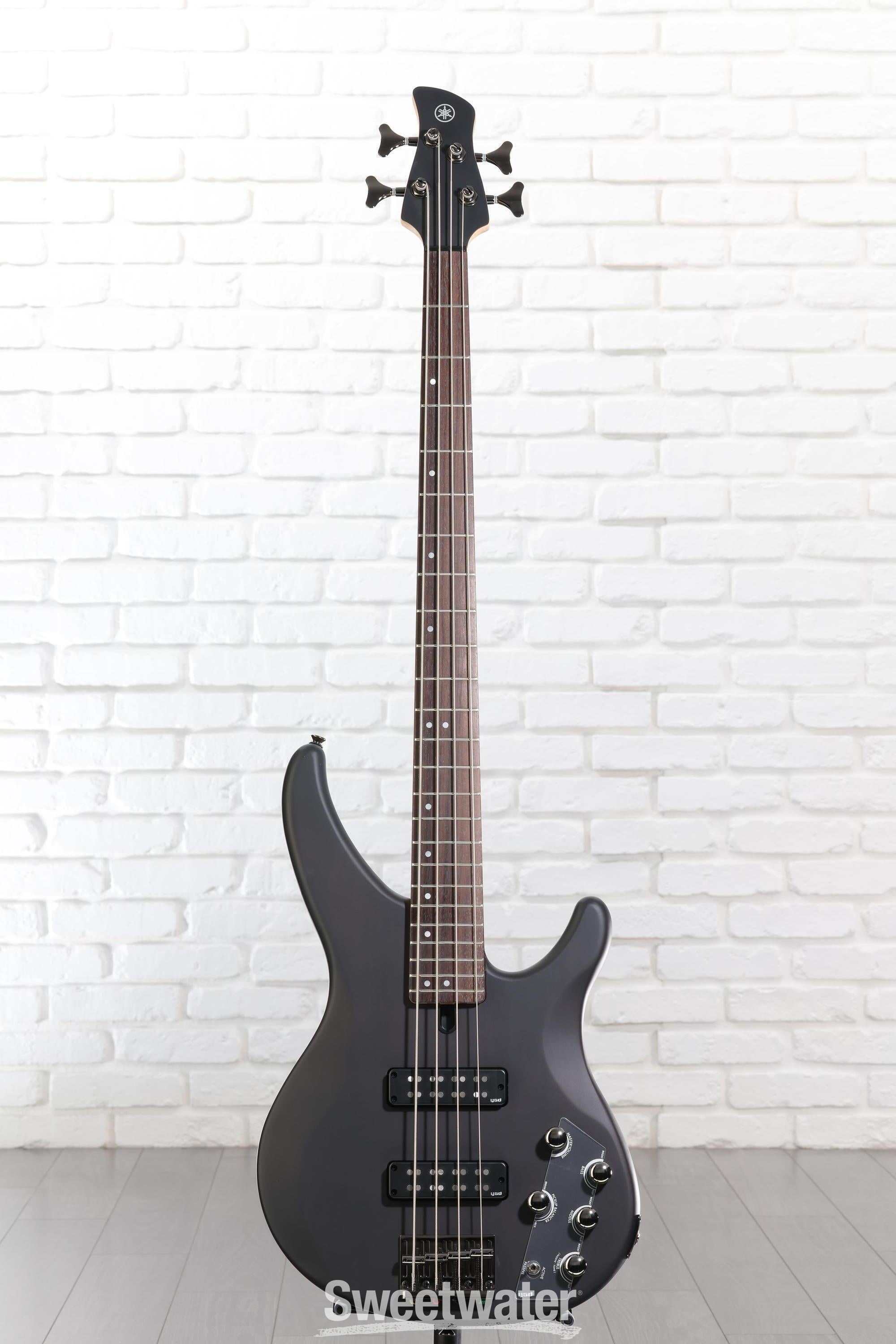 yamaha trbx504 ブラック Yamaha TRBX504 4-string Bass Guitar - Translucent Black Reviews