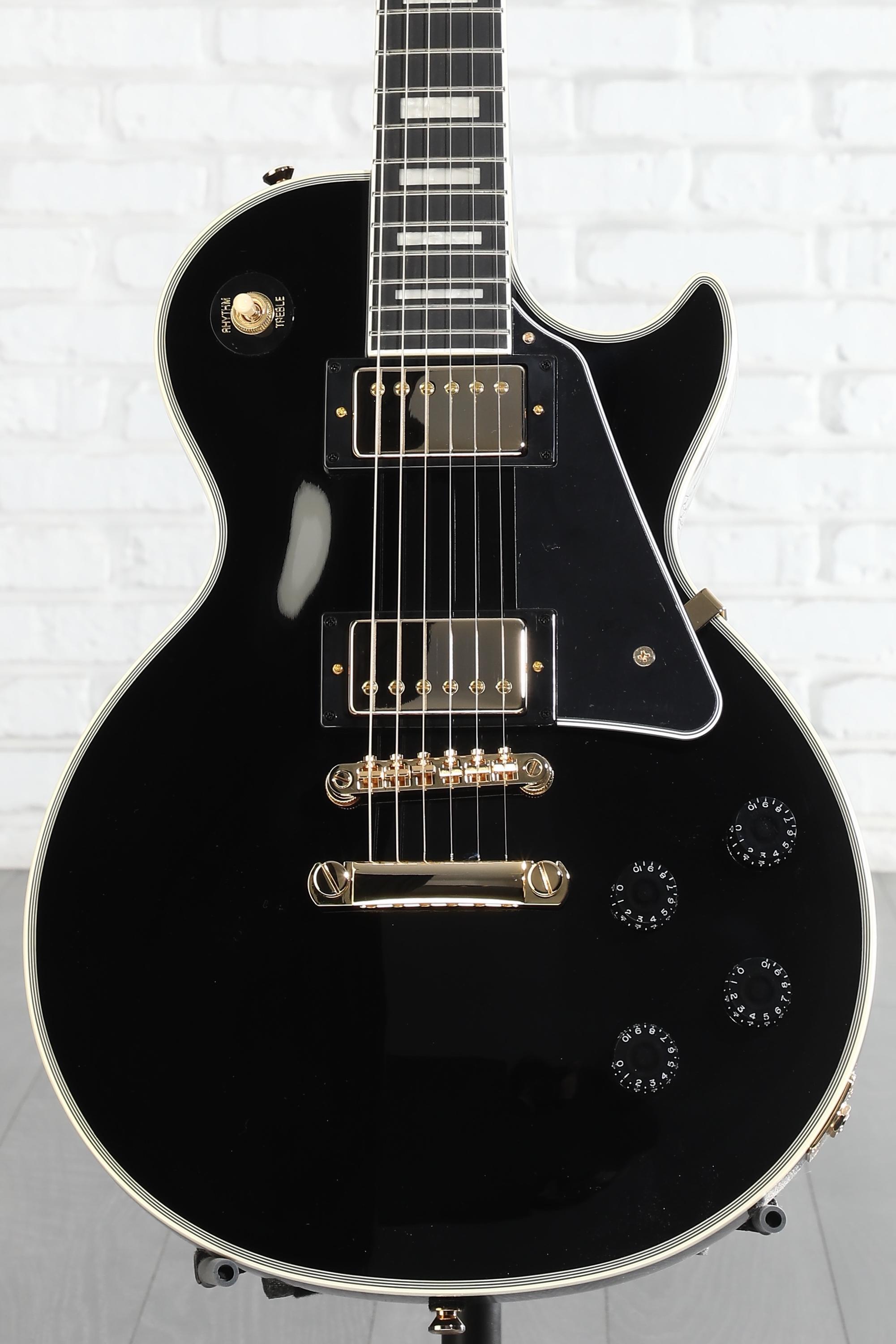 Epiphone Les Paul Custom Electric Guitar - Ebony | Sweetwater