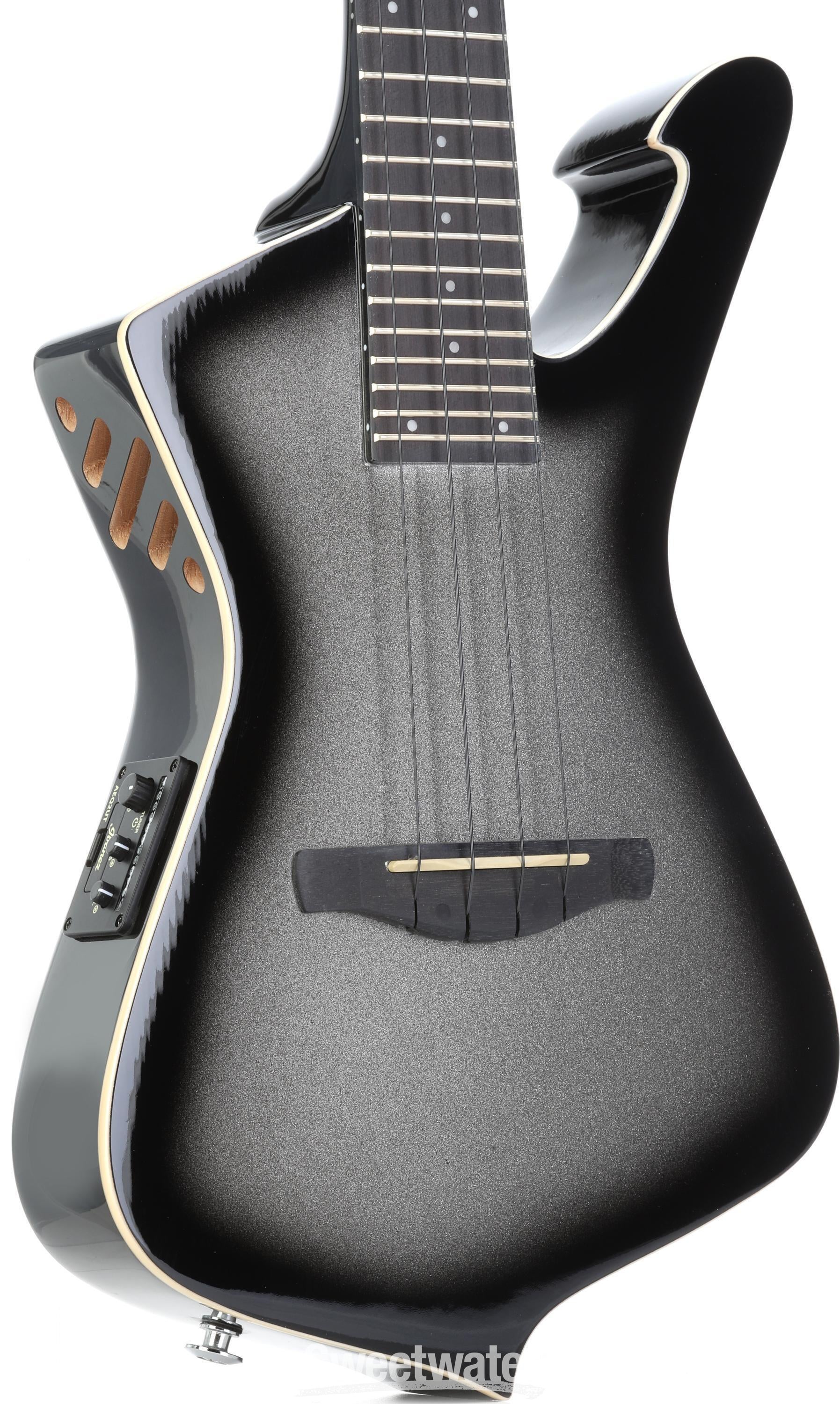 Ibanez UICT100MGS Iceman Electric Tenor Ukulele - Metallic Gray