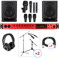 Photo of Sweetwater Casey Cooper Clarett+ Drum Recording Bundle