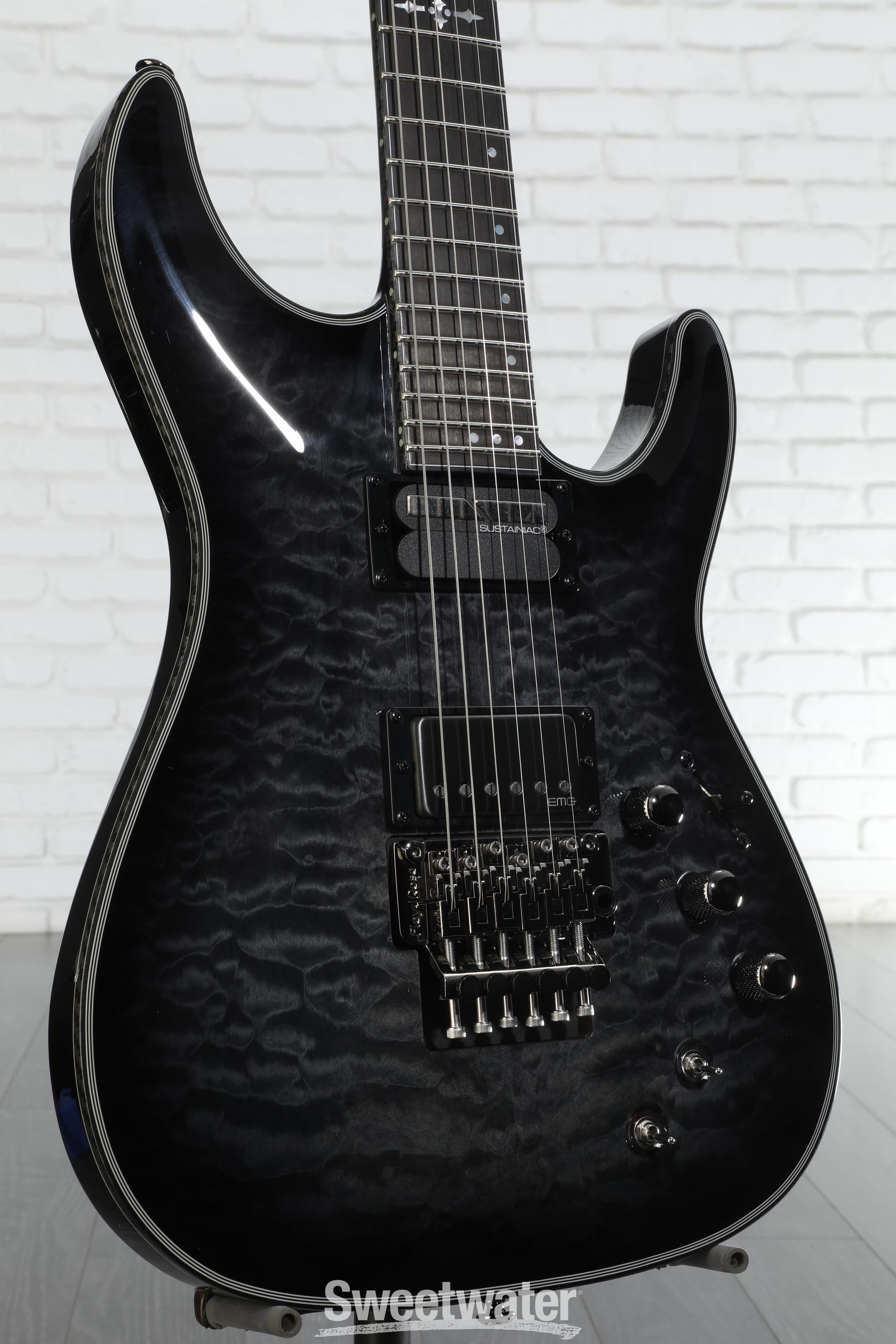 Schecter Hellraiser Hybrid C-1 FR-S Electric Guitar - Trans