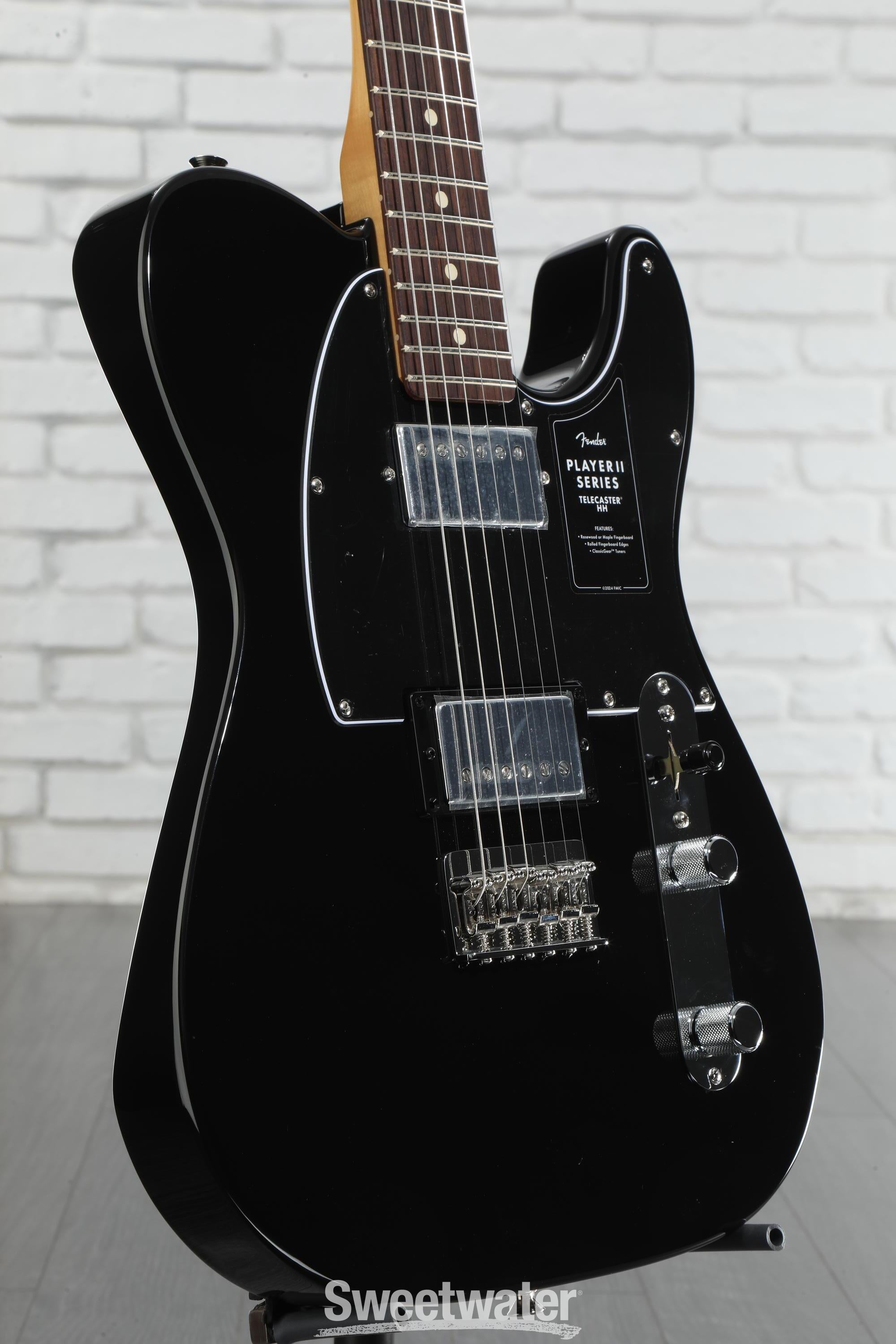Fender Player II Telecaster HH Electric Guitar - Black with