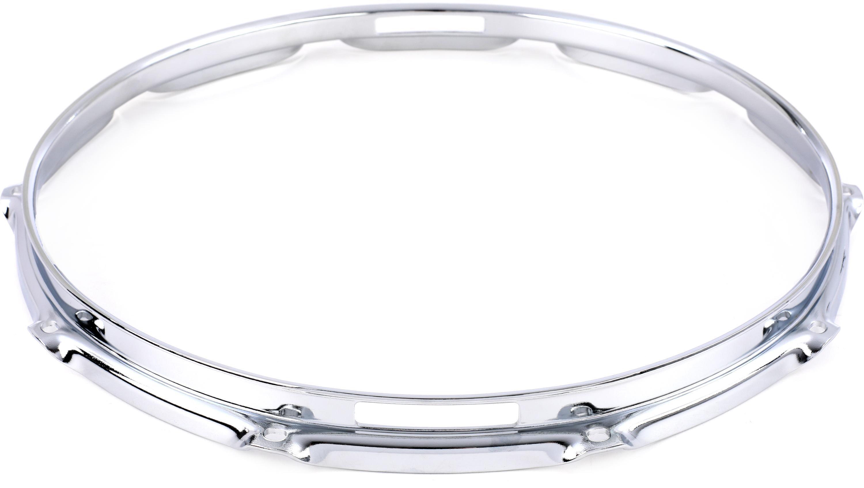 Photo of Gibraltar Triple Flange Snare Drum Hoop - 14-inch 10-Lug Snare Side