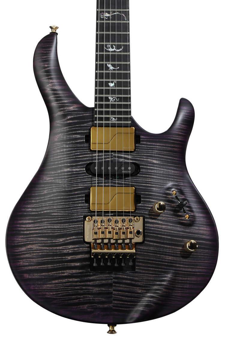 ギター prs chleo limited Herman Li signature PRS Chleo Herman Li Signature Electric Guitar - Charcoal Purple