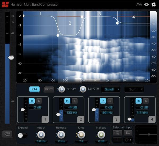 Photo of Harrison Audio AVA Multiband Compressor Plug-in