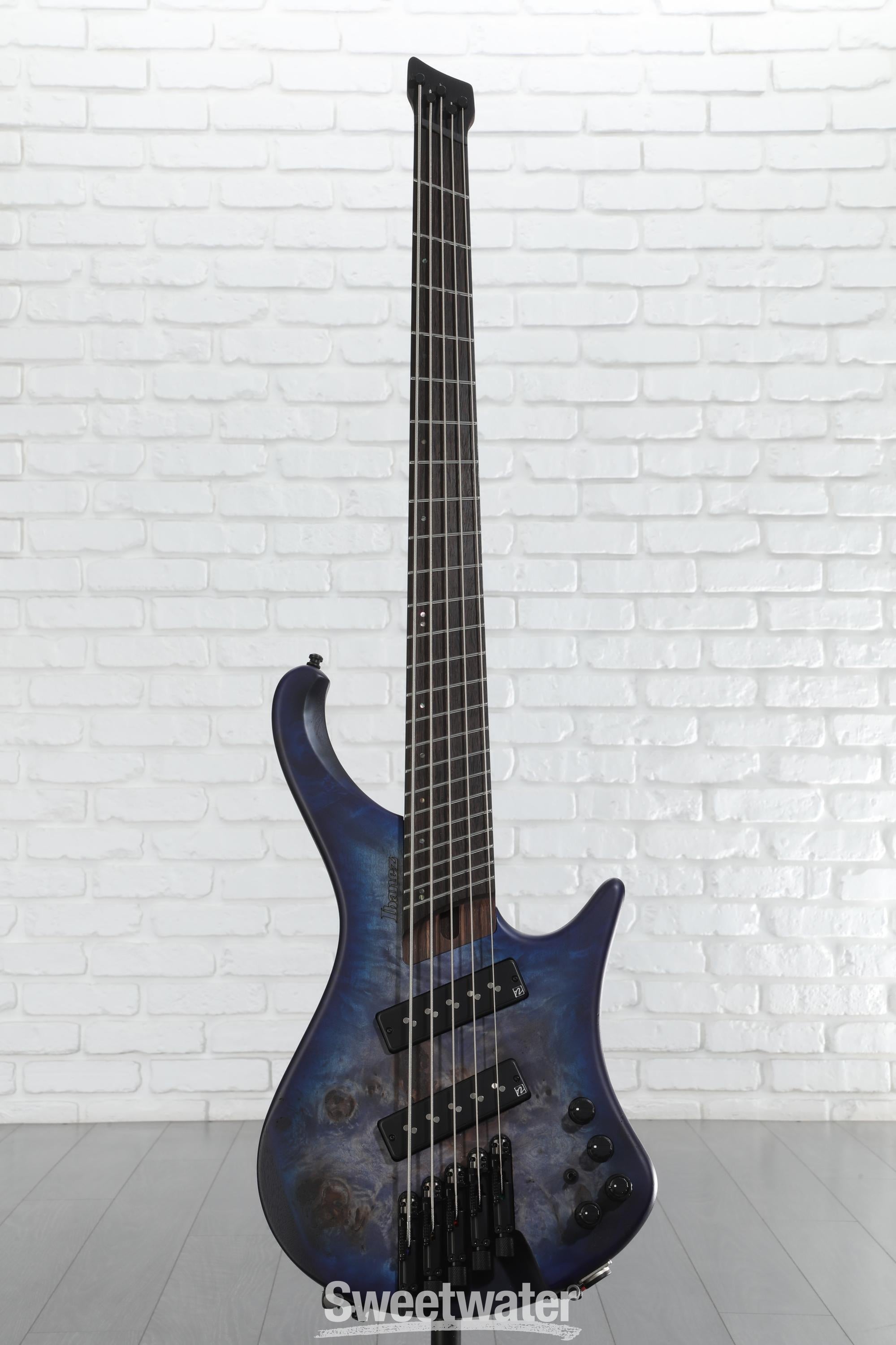 Ibanez Bass Workshop EHB1505MS Bass Guitar - Pacific Blue Burst Flat