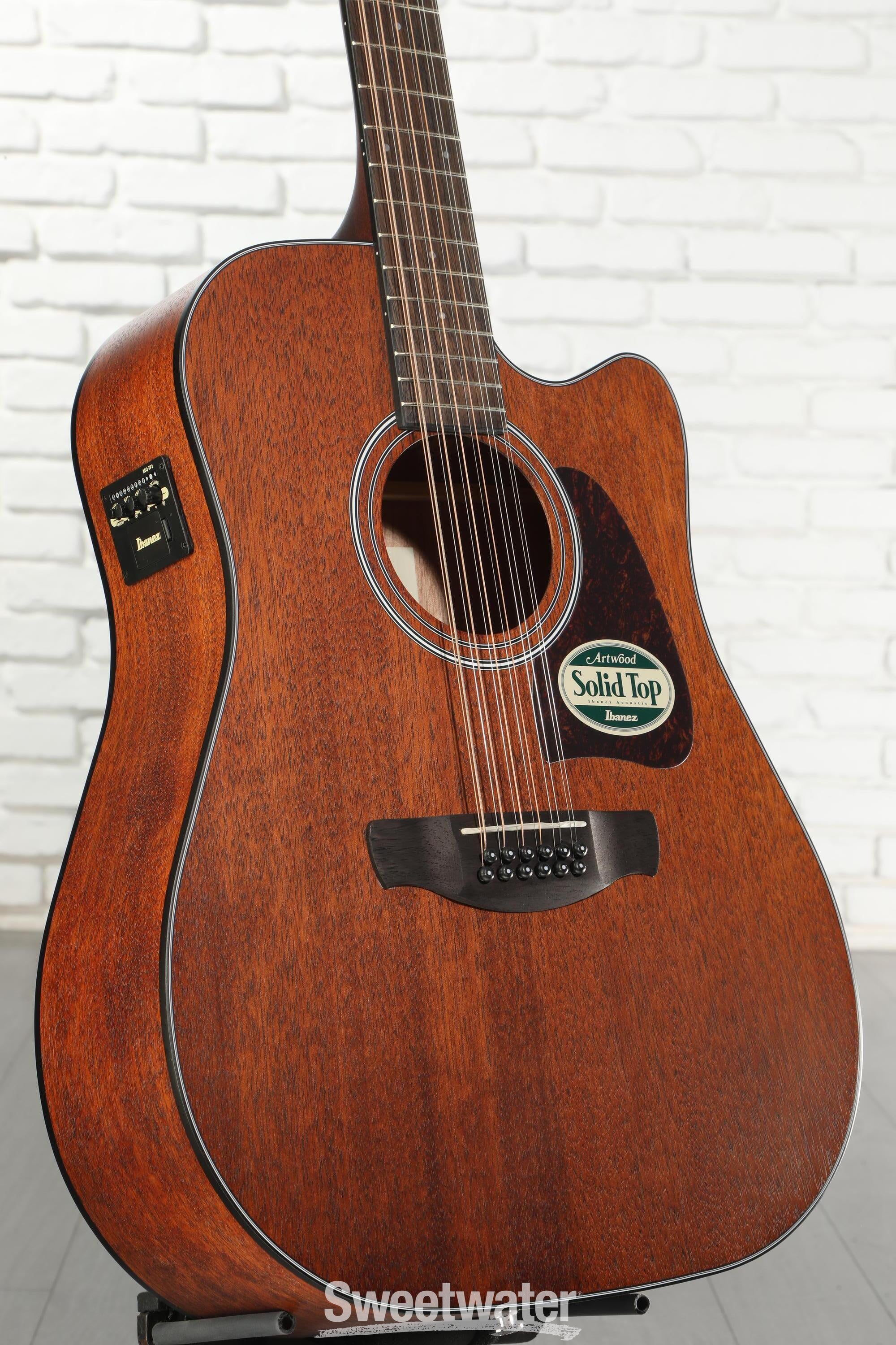 Photo of Ibanez AW5412CE 12-string Acoustic-electric Guitar - Open Pore Natural