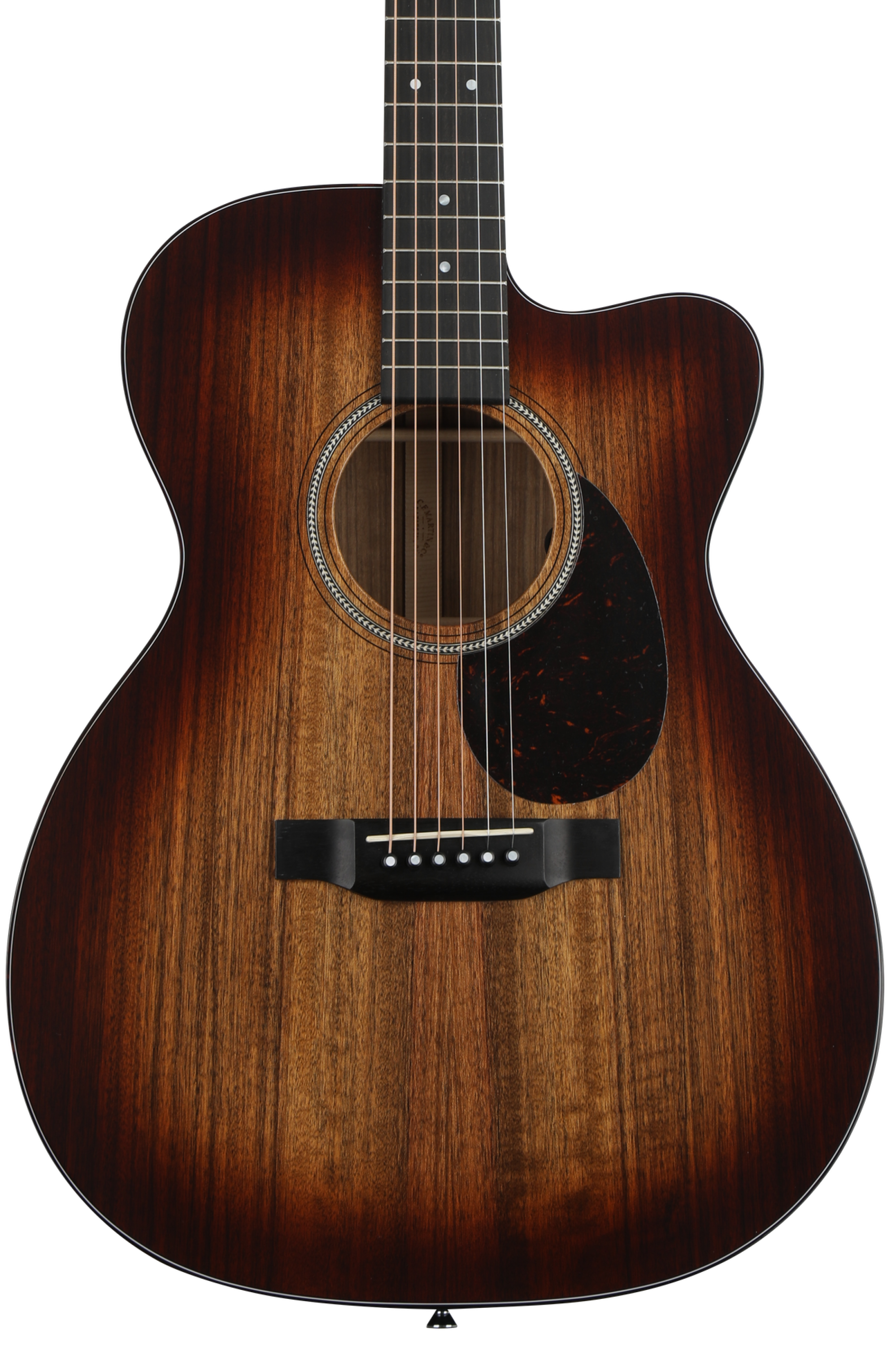 Martin OMC-16E Acoustic-Electric Guitar - Mahogany Burst | Sweetwater