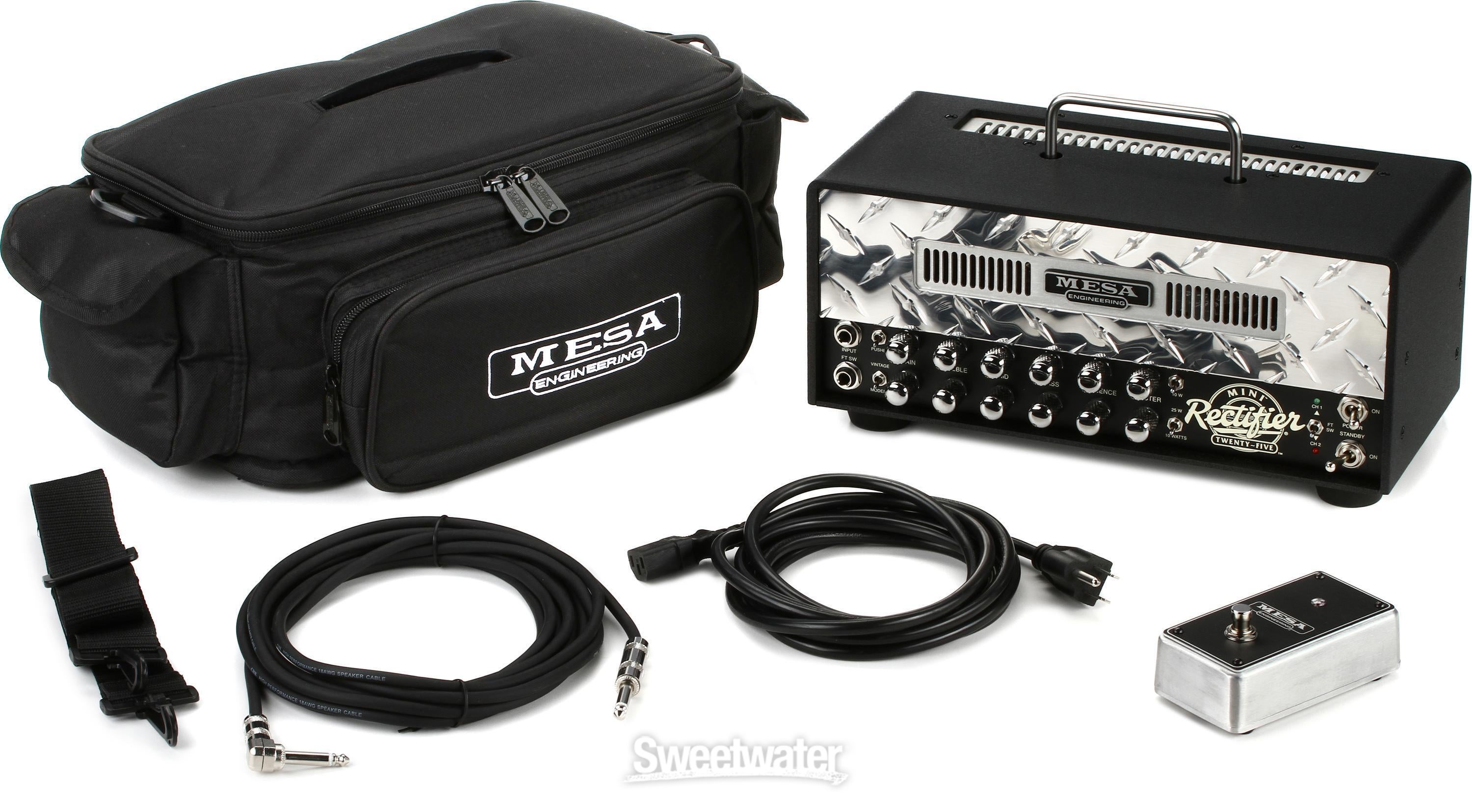 Mesa/Boogie Mini Rectifier 25 - 25-watt Tube Head - Silver Diamond 