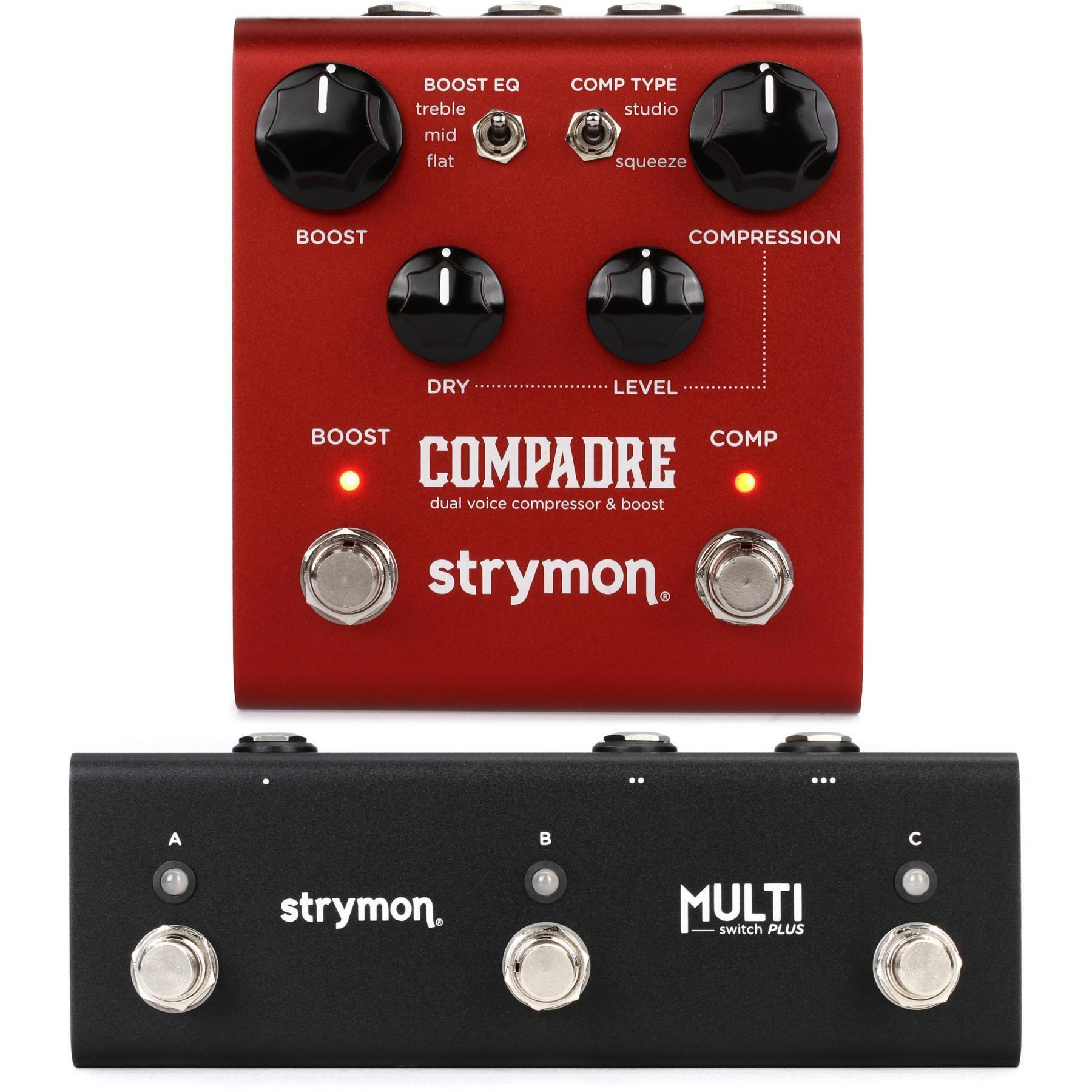 Strymon Compadre Dual Voice Compressor & Boost and Multi Switch Plus Pack