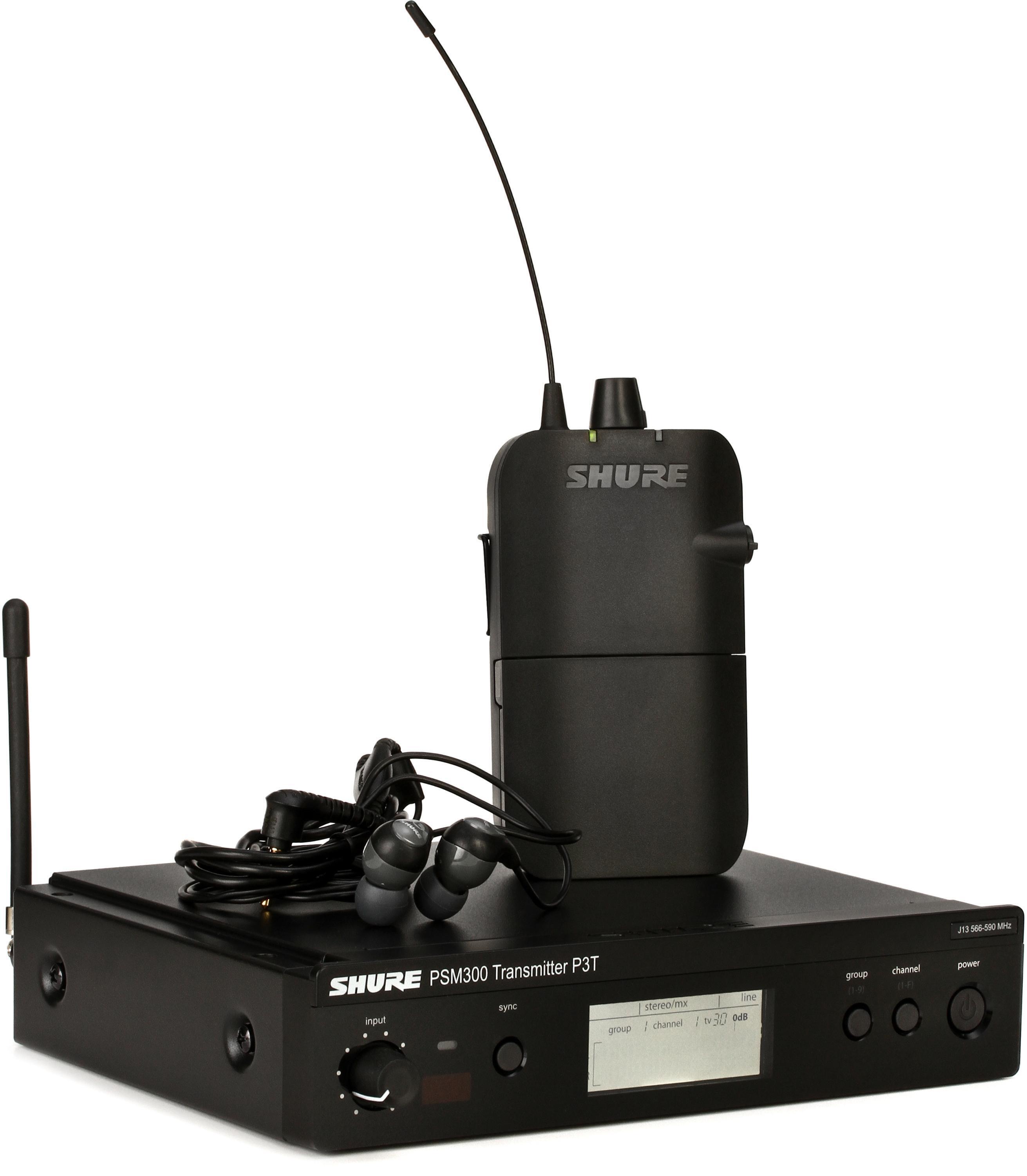 Shure PSM300 P3TR112GR Wireless In-ear Monitor System J13 Band  Sweetwater