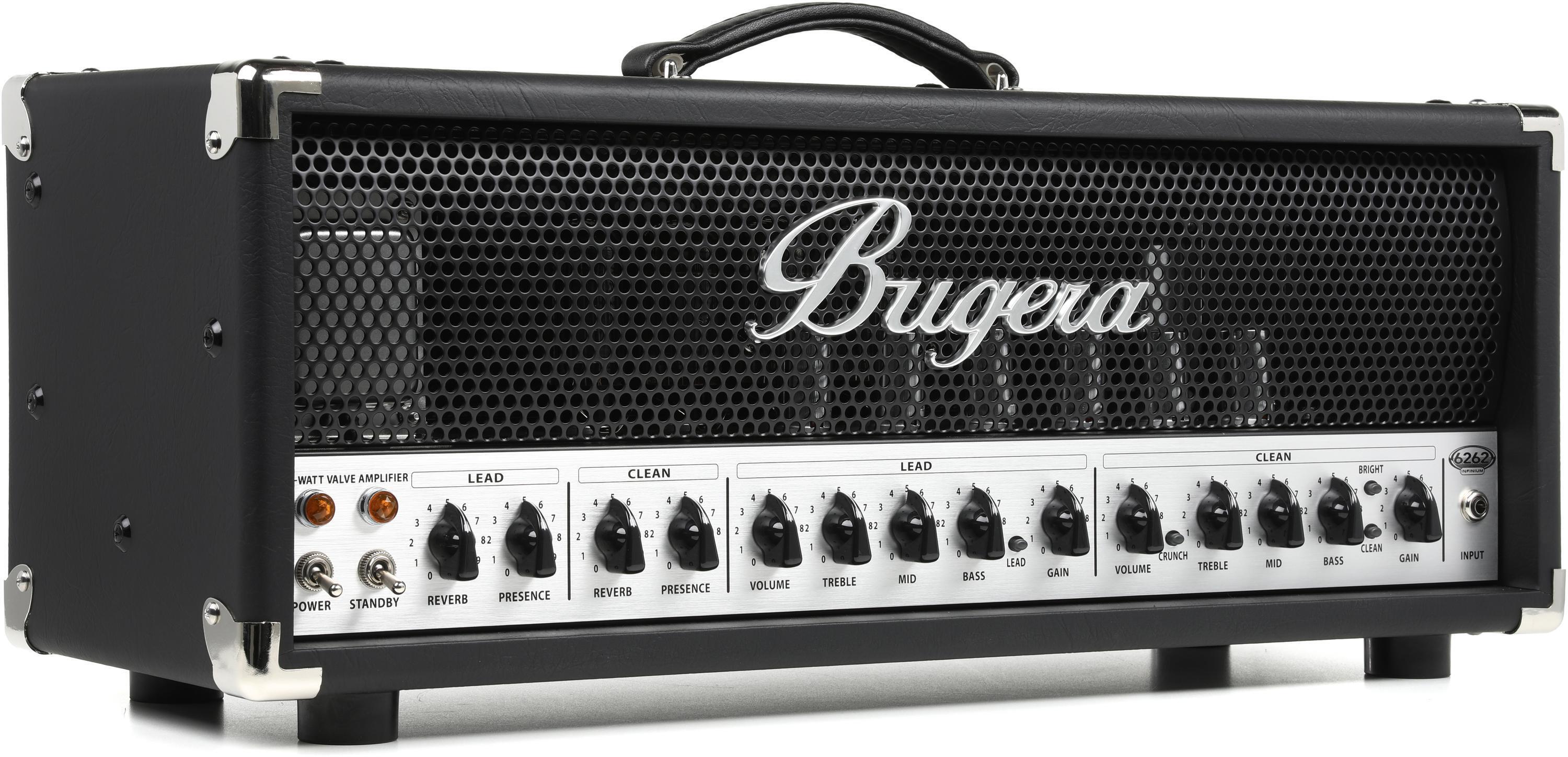 Bugera 6262 Infinium 120-watt 2-channel Tube Head | Sweetwater