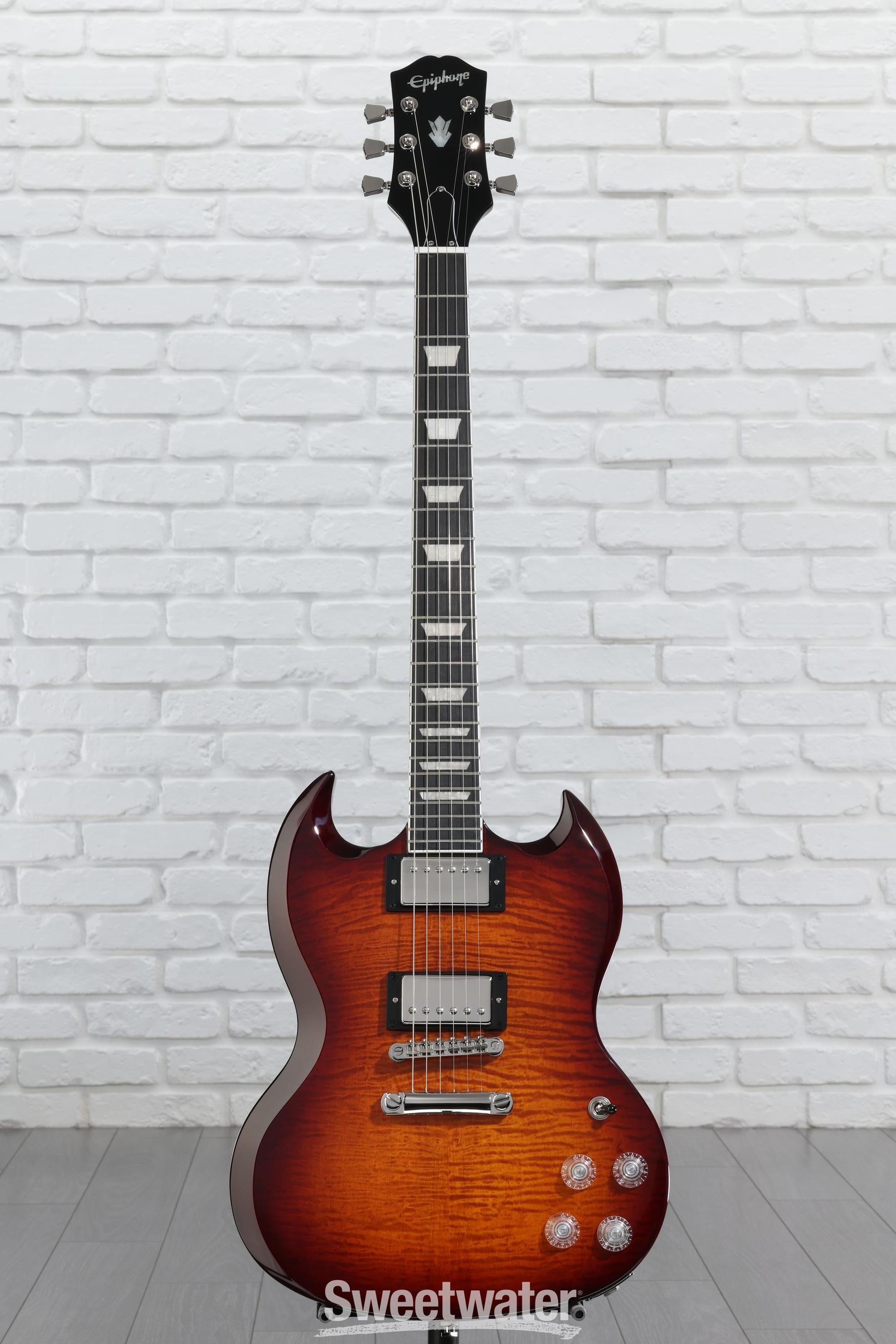 Epiphone SG Modern Figured Electric Guitar - Mojave Burst